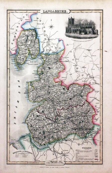 Puzzle pièces Carte du Wiltshire par Thomas Moule 1000 pièces[62