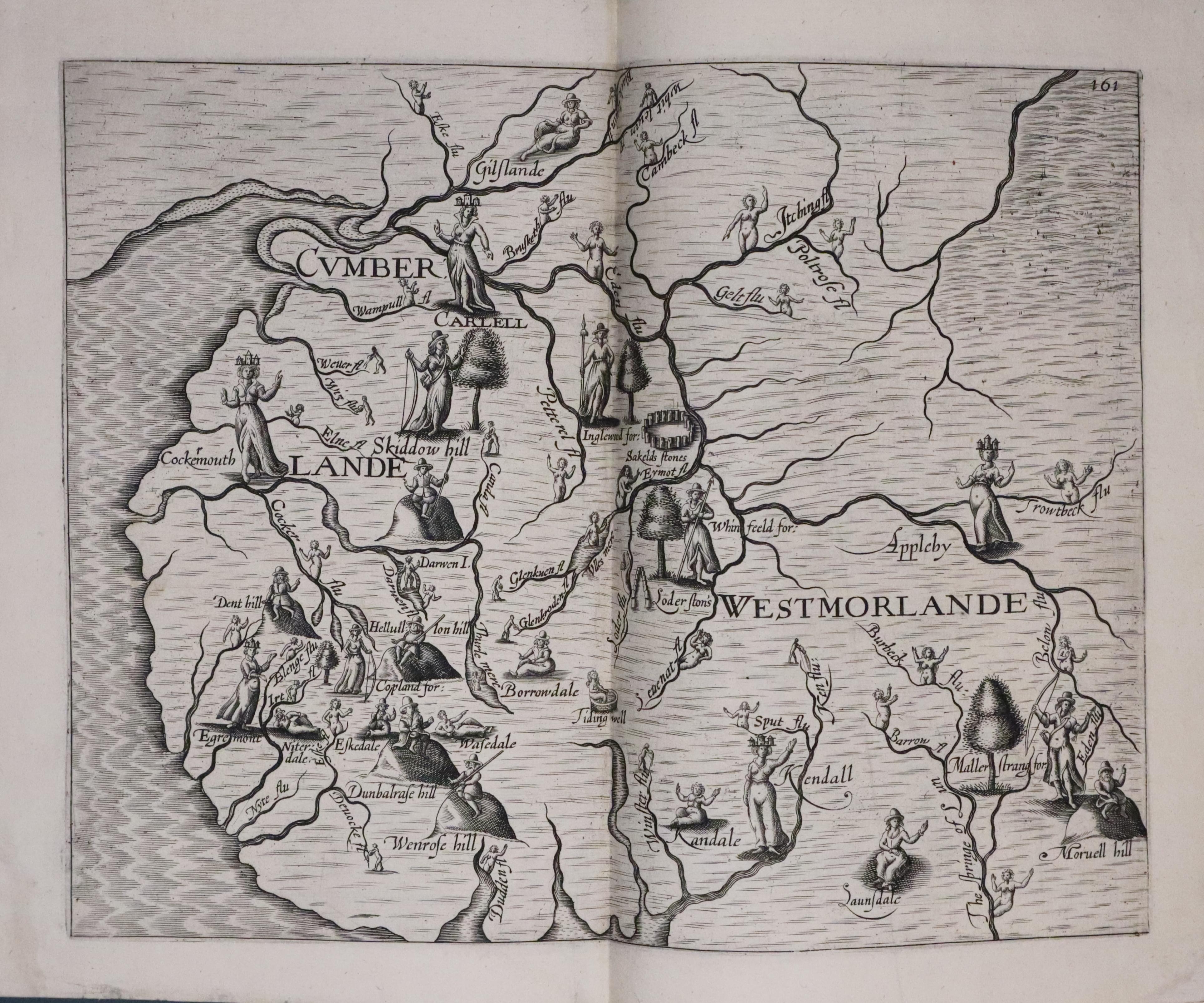 Cumberland & Westmorland, Michael Drayton 1622