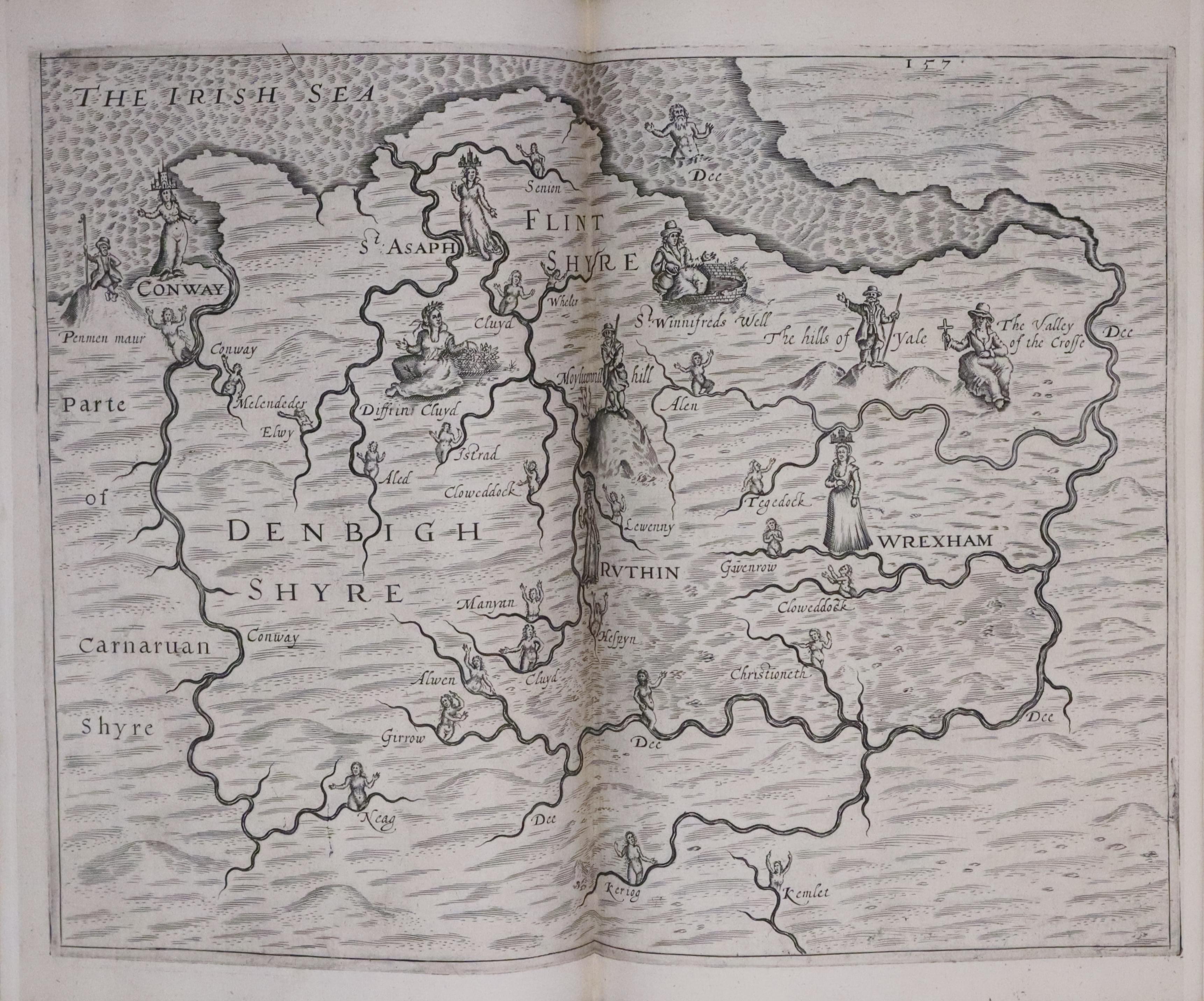 Flintshire and Denbishire, Michael Drayton 1612