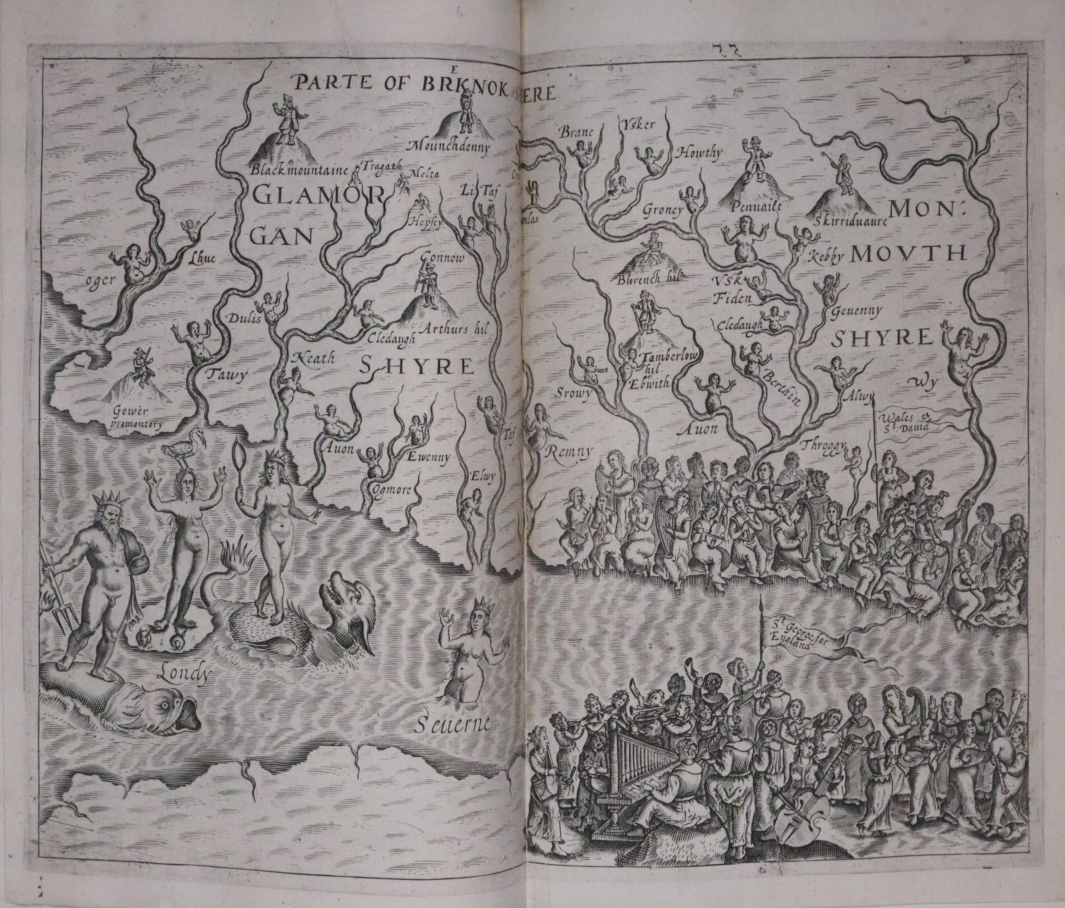 Glamorganshire and Monmouthshire, Michael Drayton 1612
