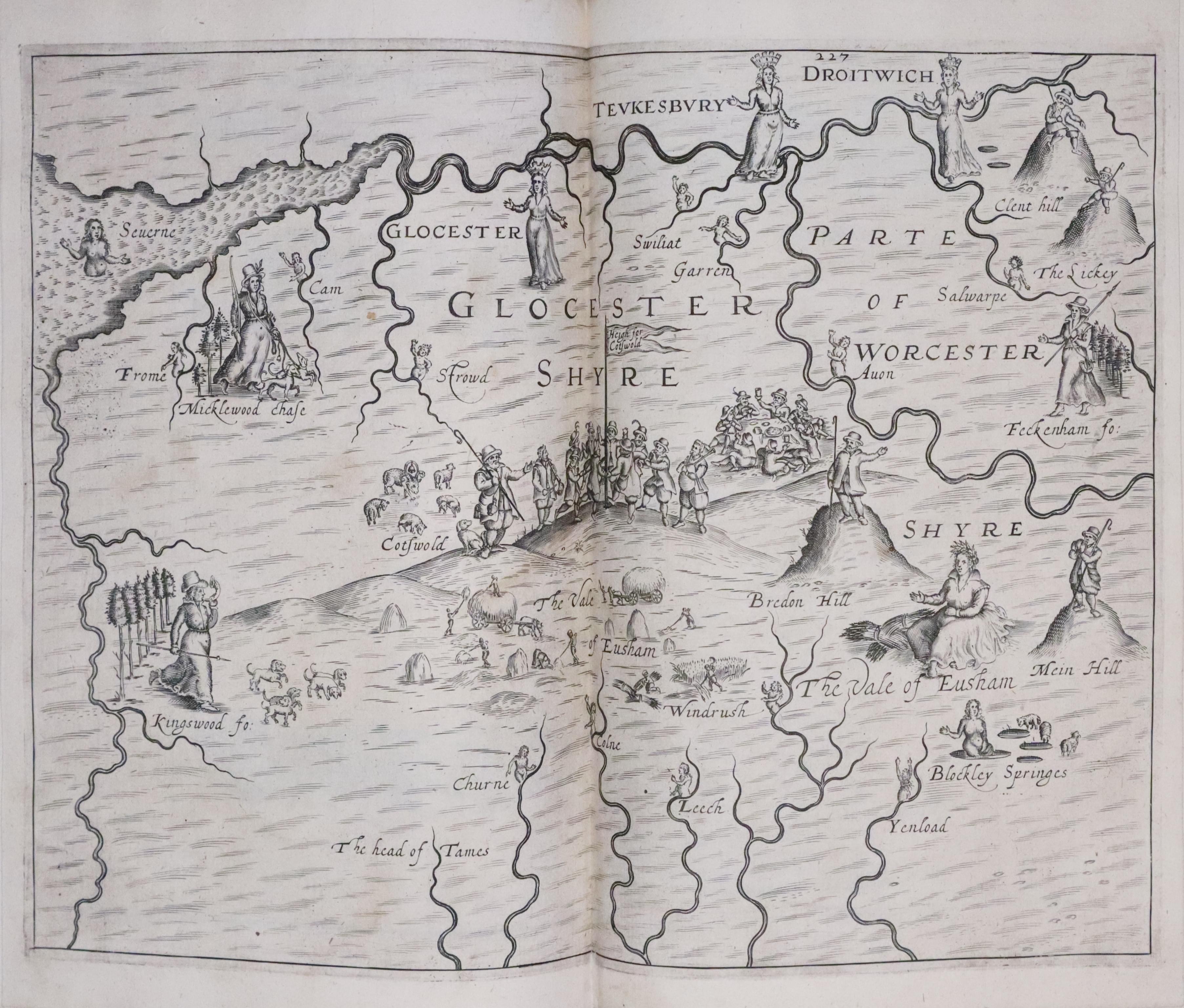 Gloucestershire & Worcestershire, Michael Drayton 1612