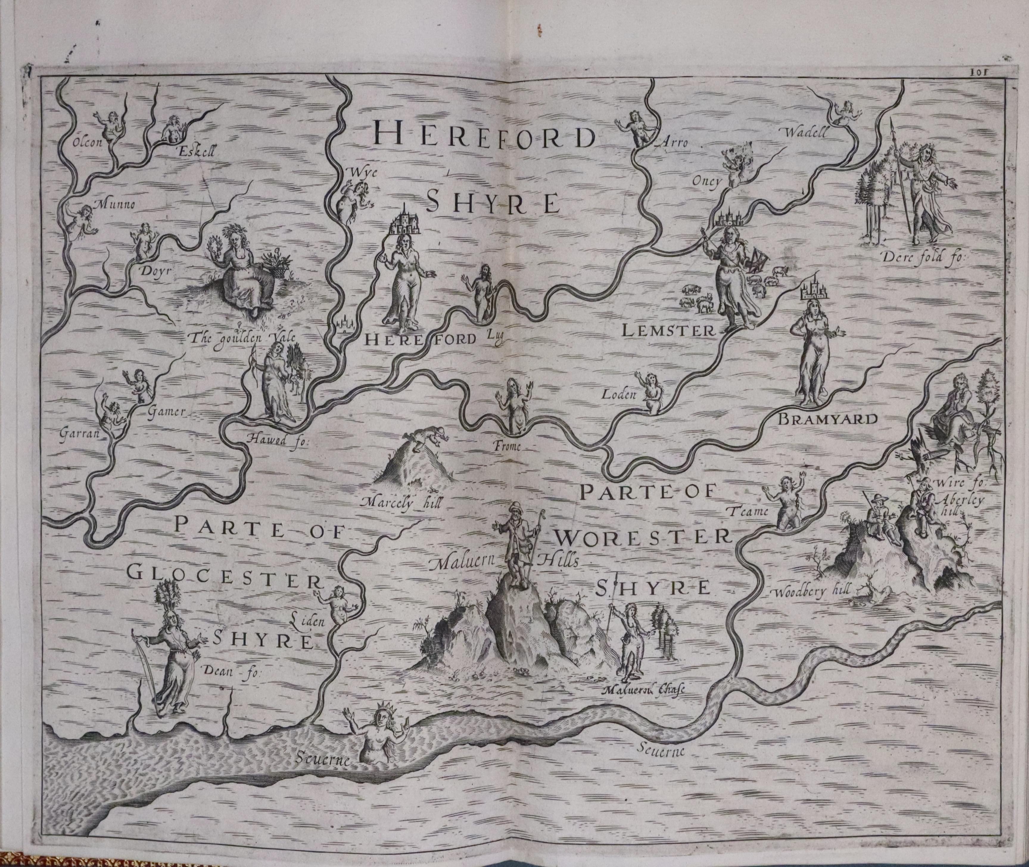 Herefordshire, Gloucestershire, Worcestershire Michael Drayton 1612