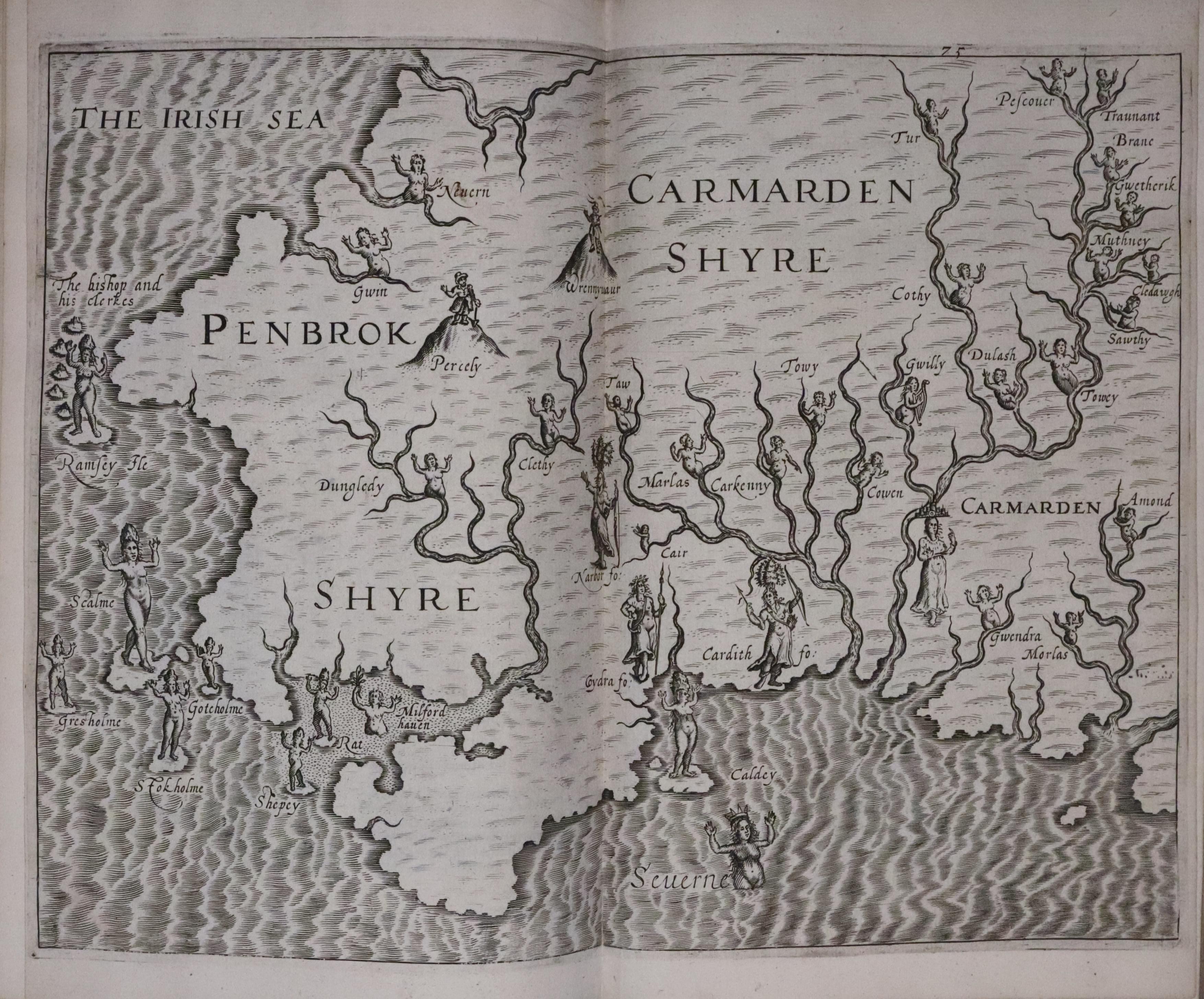 Pembrokeshire and Carmarthenshire, Michael Drayton 1612