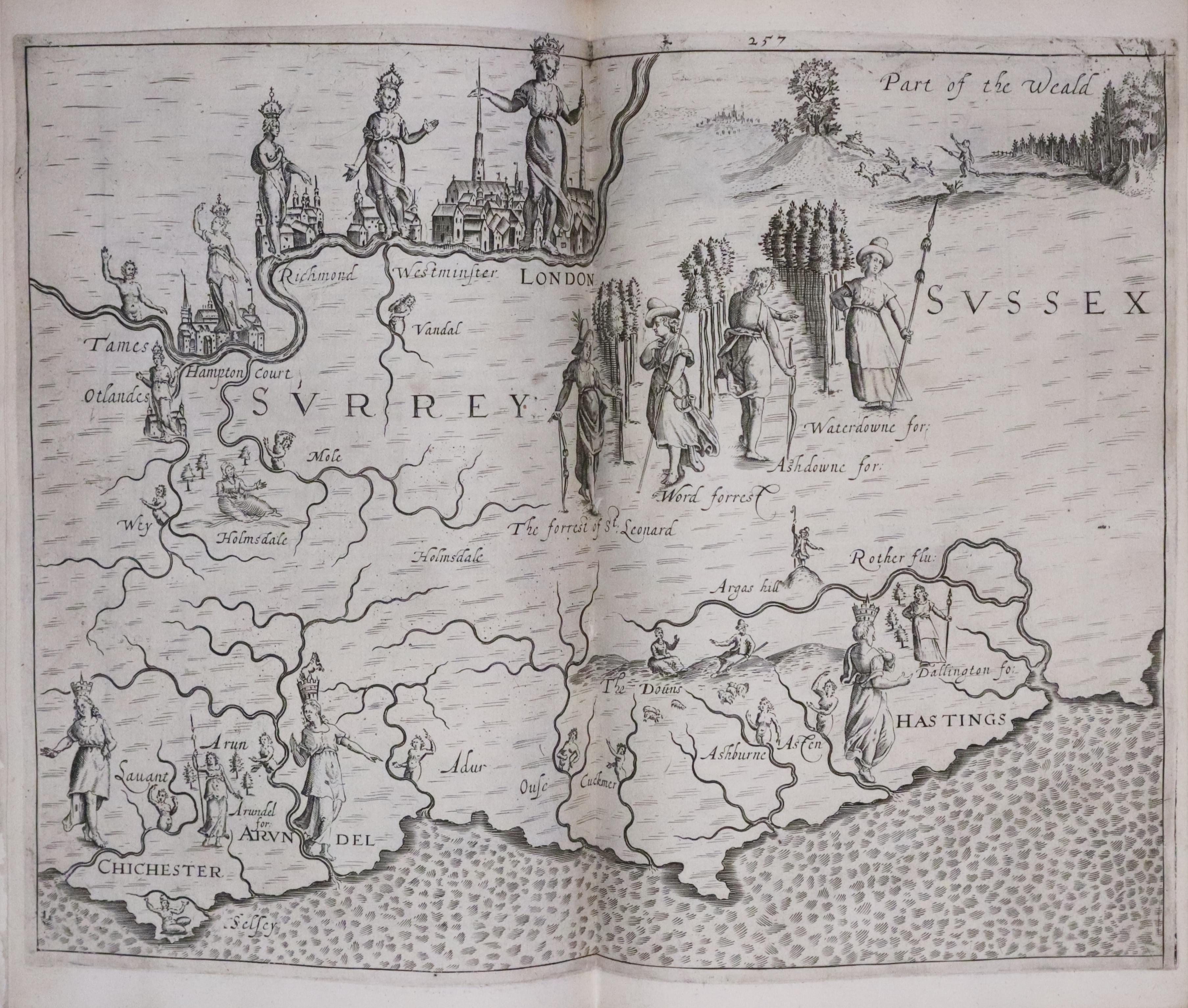 Surrey & Sussex, Michael Drayton 1612