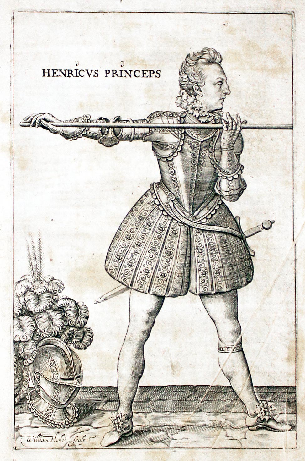 Engraving of Henry Prince of Wales in Michael Drayton's Poly-Olbion, 1612  Engraving of Henry Prince of Wales in Michael Drayton's Poly-Olbion, 1612