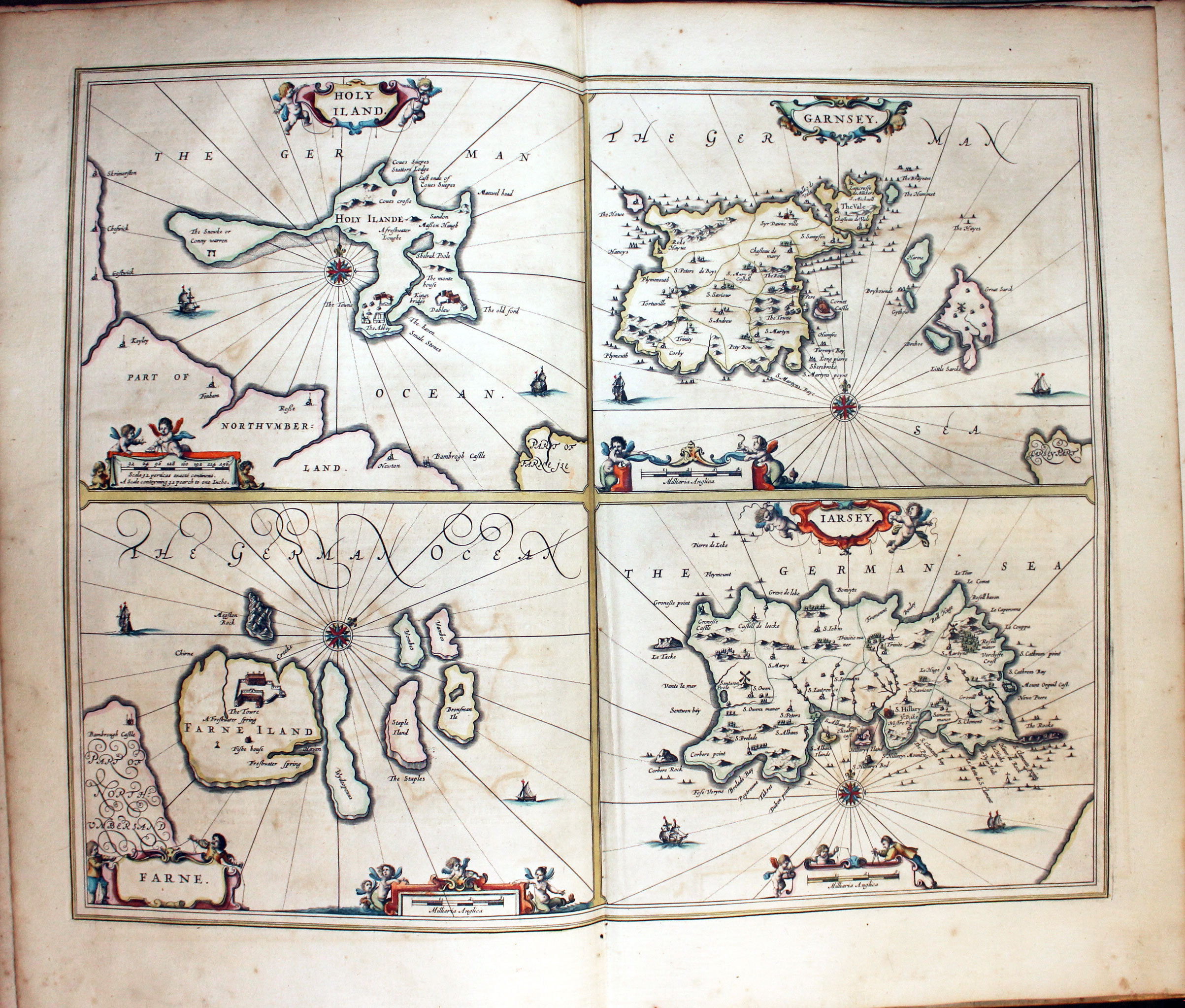 Holy Island, Farne Islands, Jersey and Guernsey