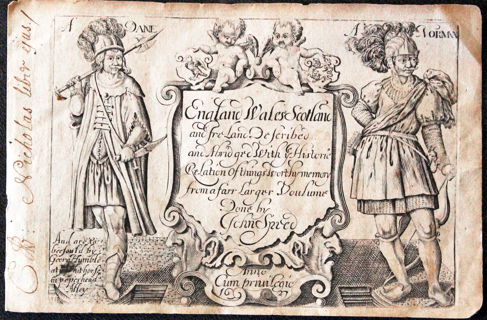 Frontispiece to Pieter van den Keere Atlas dated 1627  Frontispiece to Pieter van den Keere Atlas dated 1627