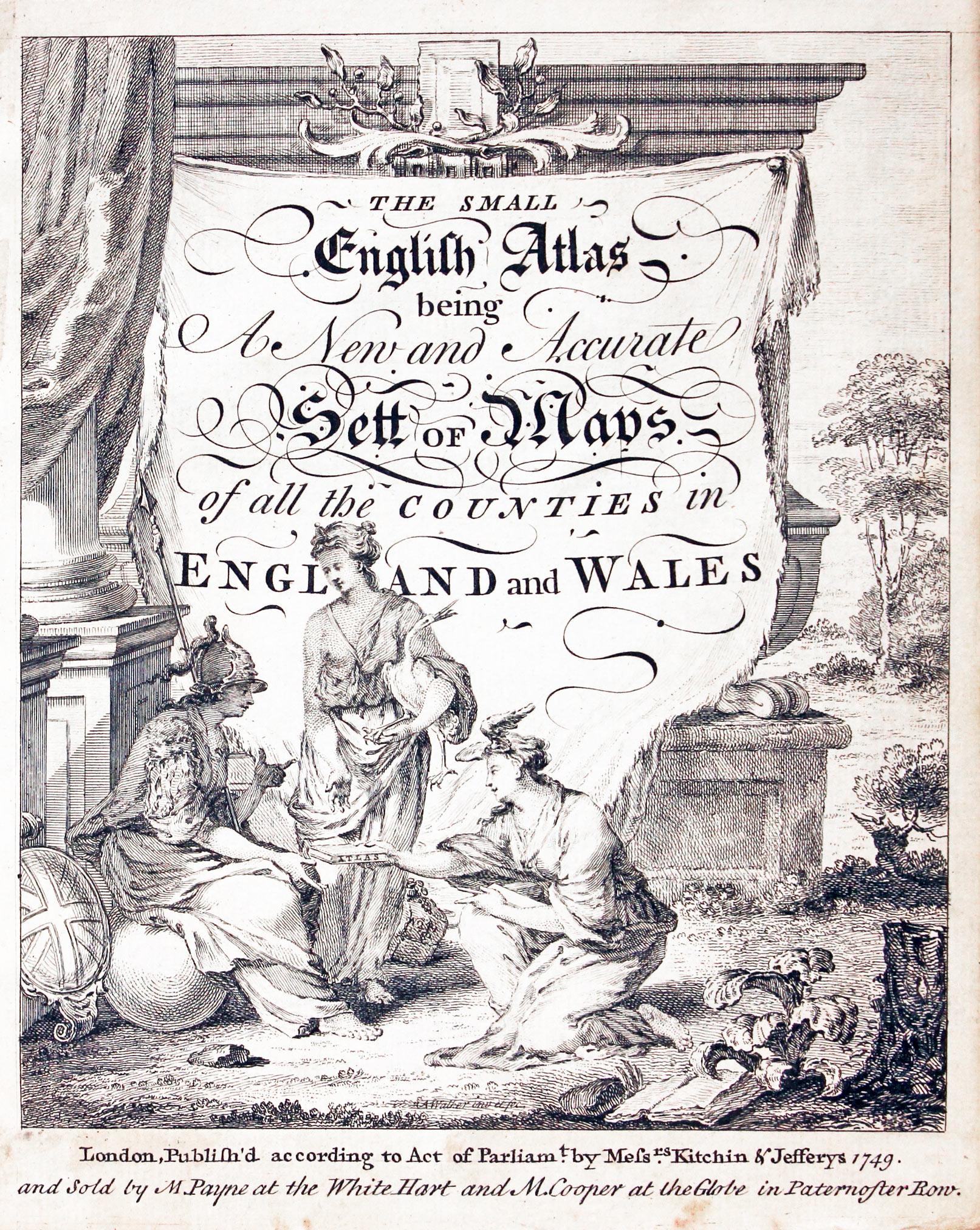 Small English Atlas titlepage 1749
