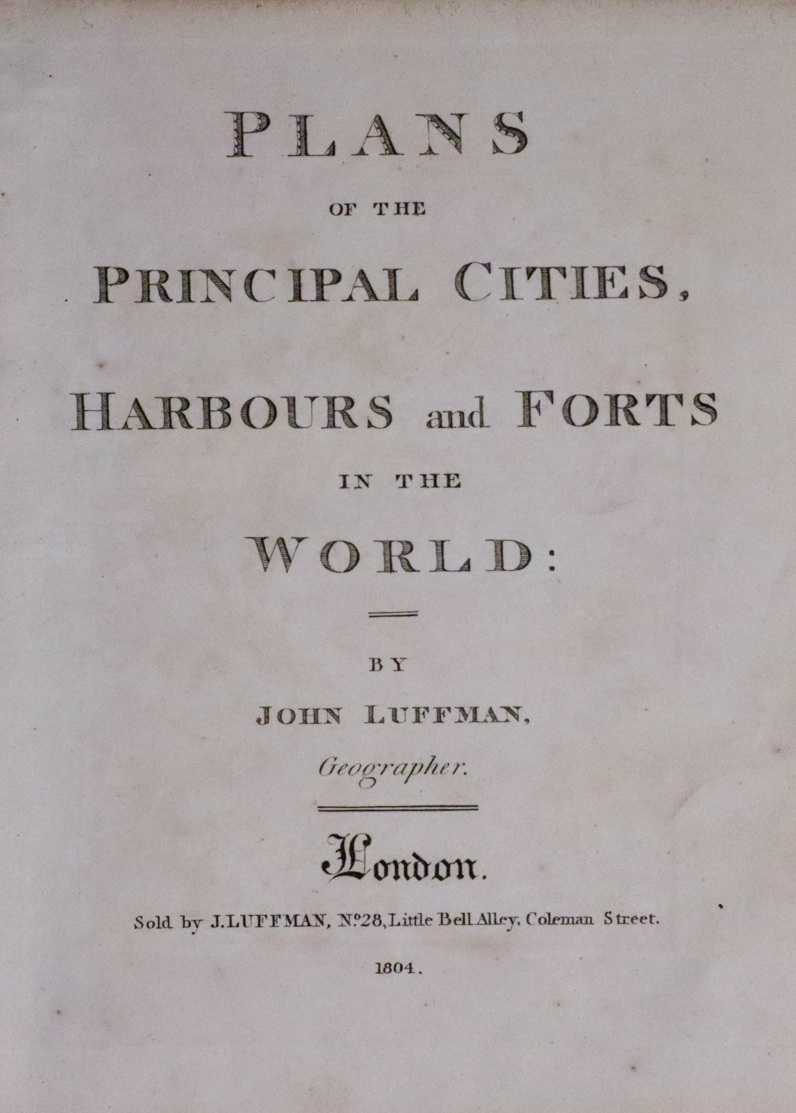 Lffman title page dated 1804
