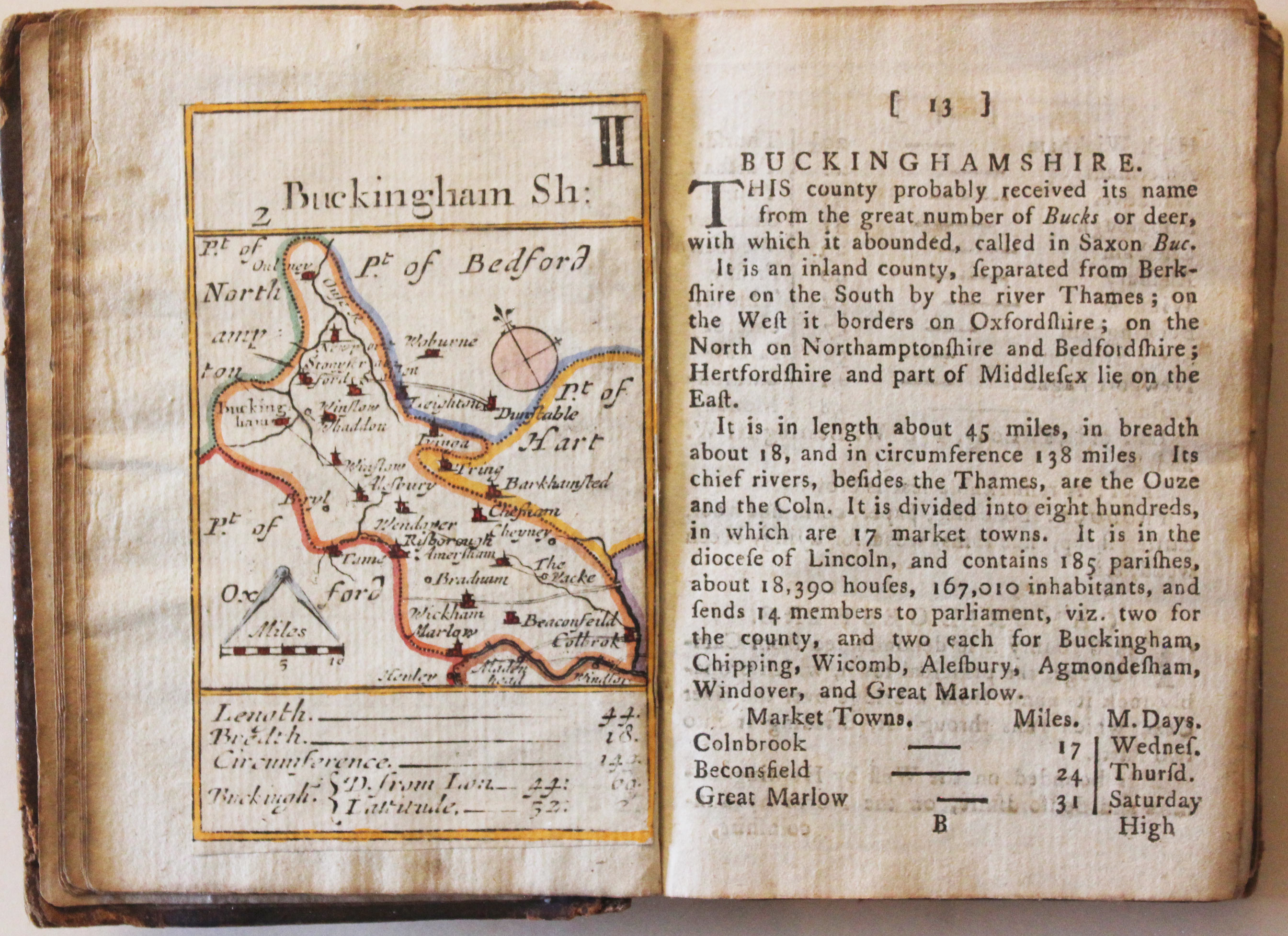 Buckinghamshire Morden / Turpin playing card