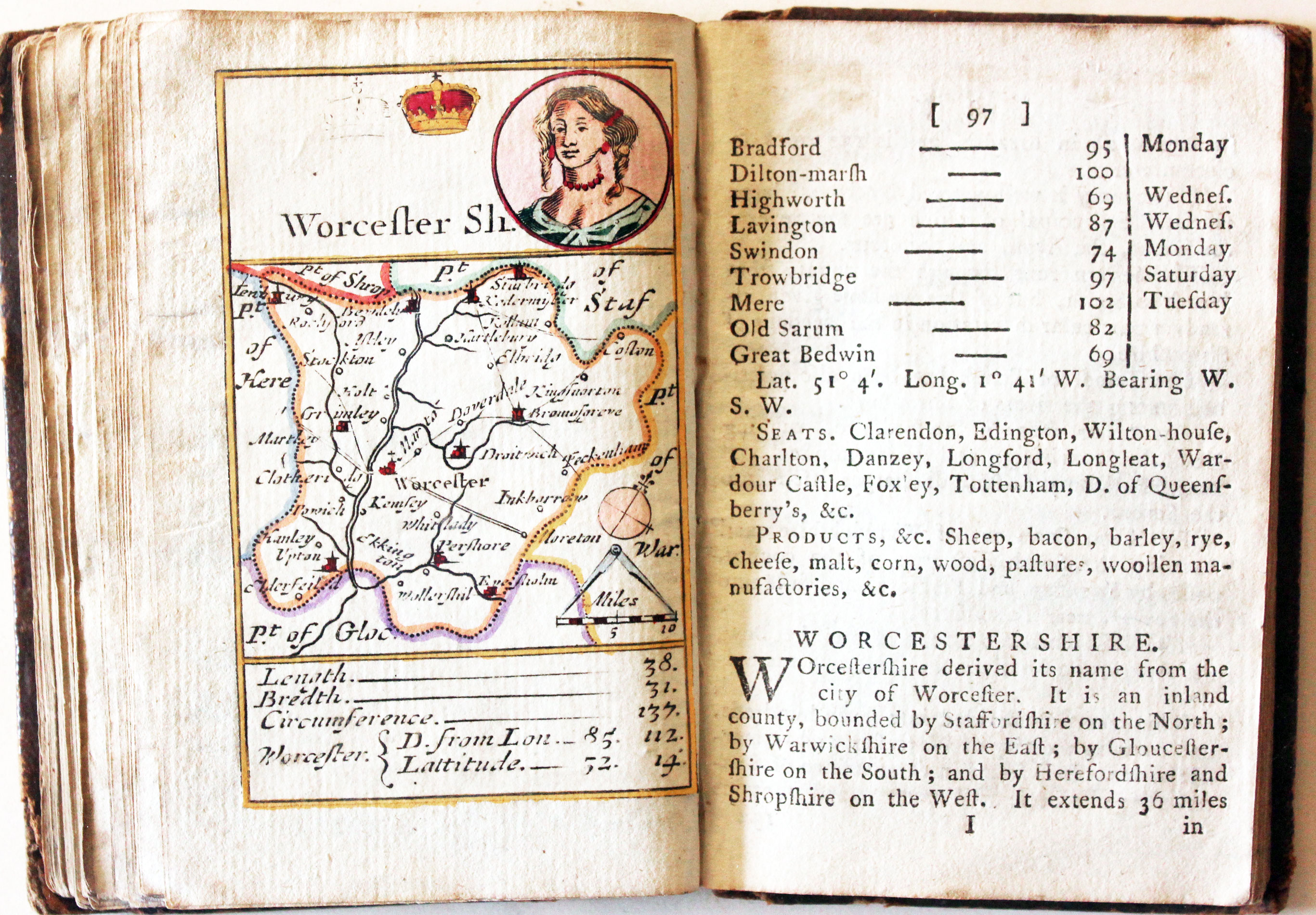 Worcestershire Morden / Turpin playing card