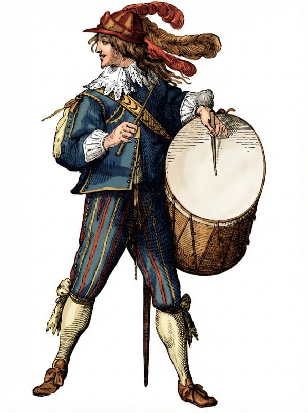 17th century drummer