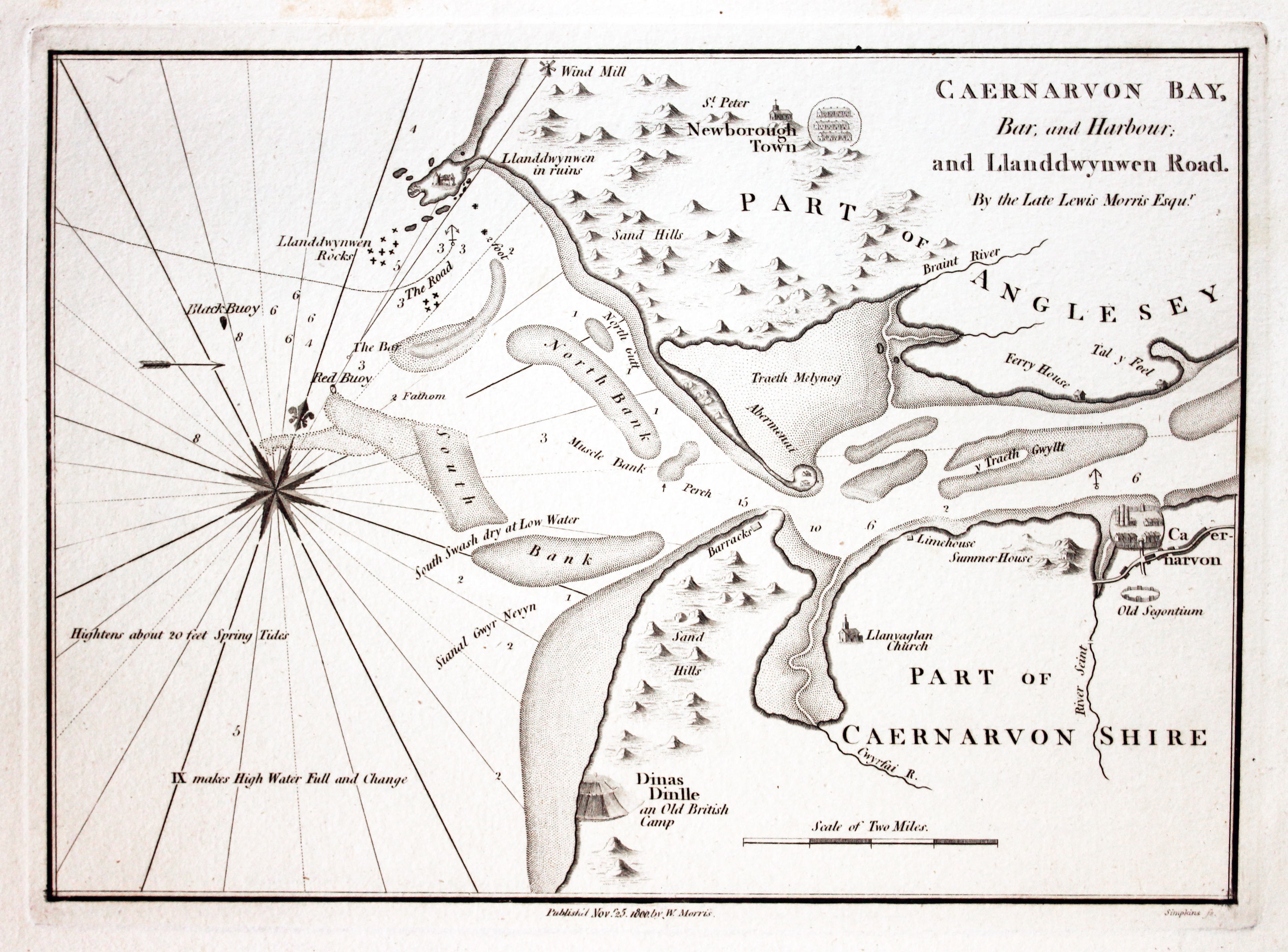 Char of Caernarvon Bay published by William Morris 1801