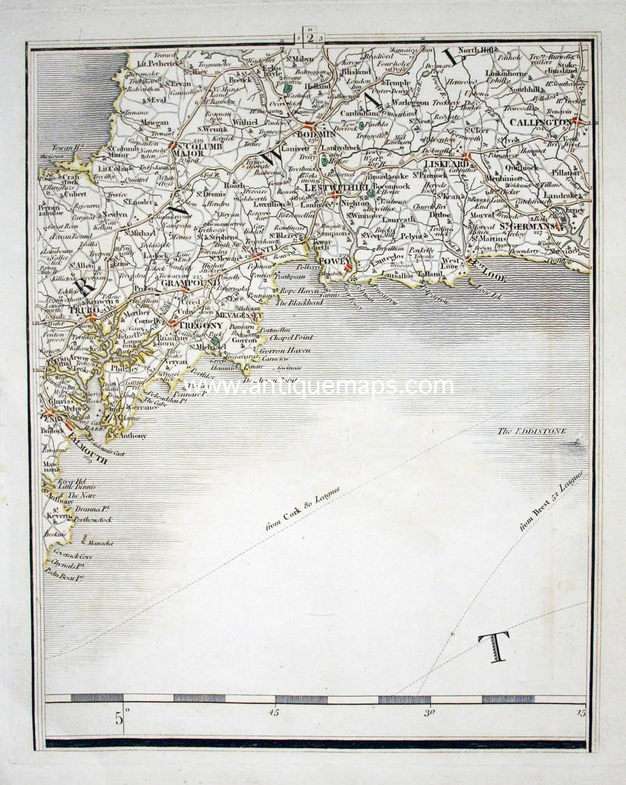 Tregony, Bodmin, Liskeard, Callington John Cary 1794