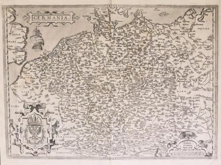 Germany by Abraham Ortelius 1598