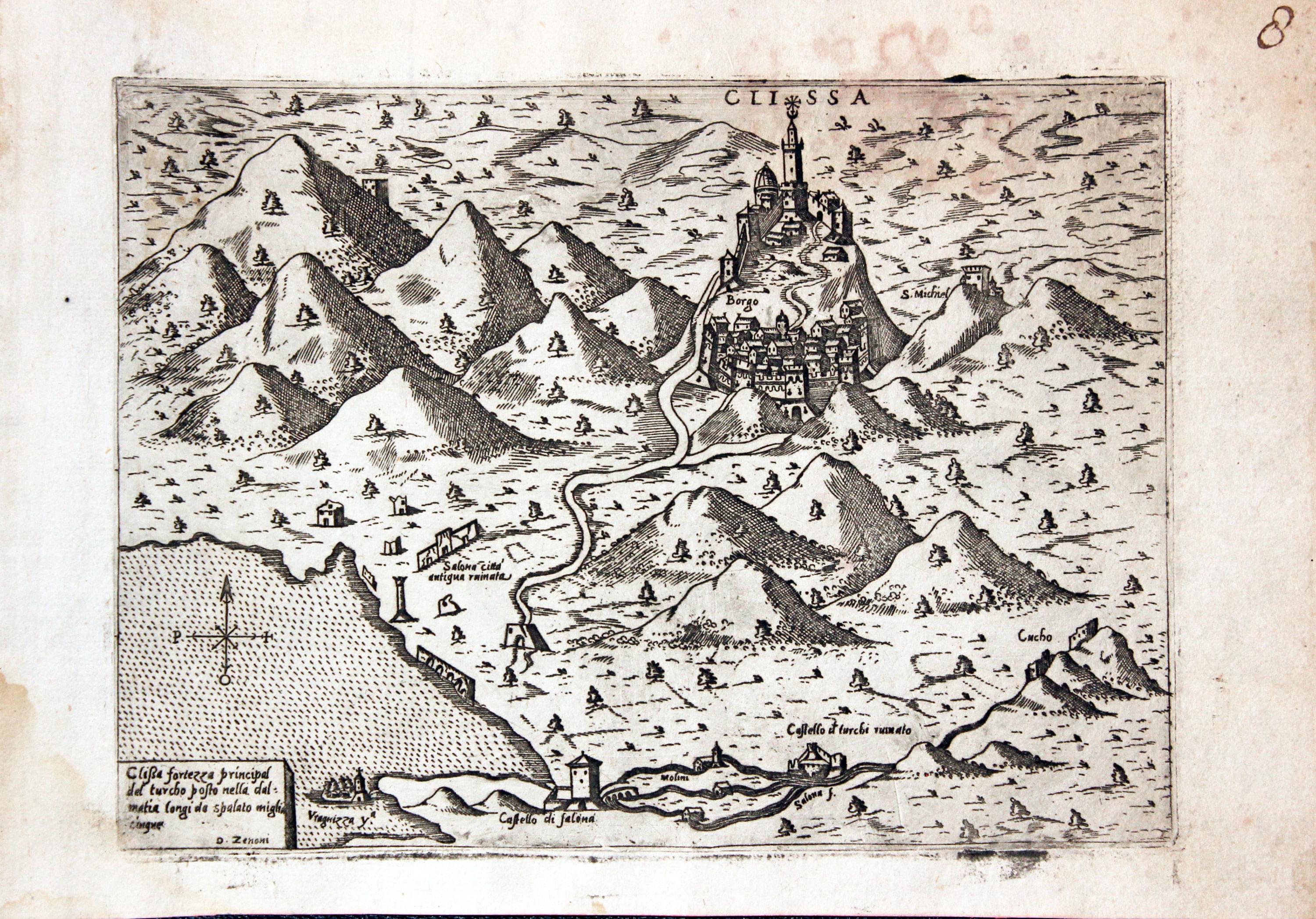 Klis, Croatia Donato Bertelli c.1574  Klis, Croatia Donato Bertelli c.1574
