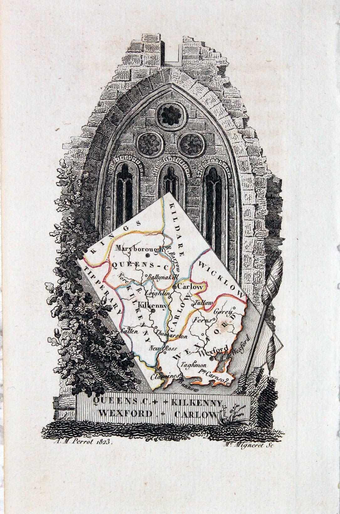 Queens, Kilkenny, Wexford, Carlow, Aristide Michel Perrot, 1824  Queens, Kilkenny, Wexford, Carlow, Aristide Michel Perrot, 1824