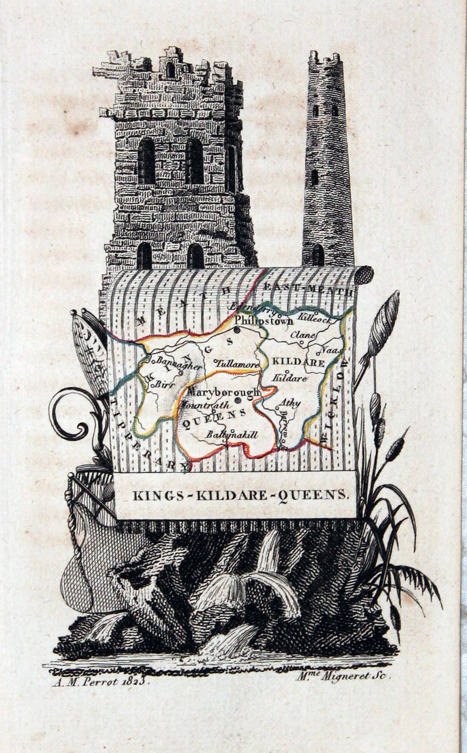Kings, Kildare, Queens Counties. Aristide Michel Perrot, 1824  Kings, Kildare, Queens Counties. Aristide Michel Perrot, 1824