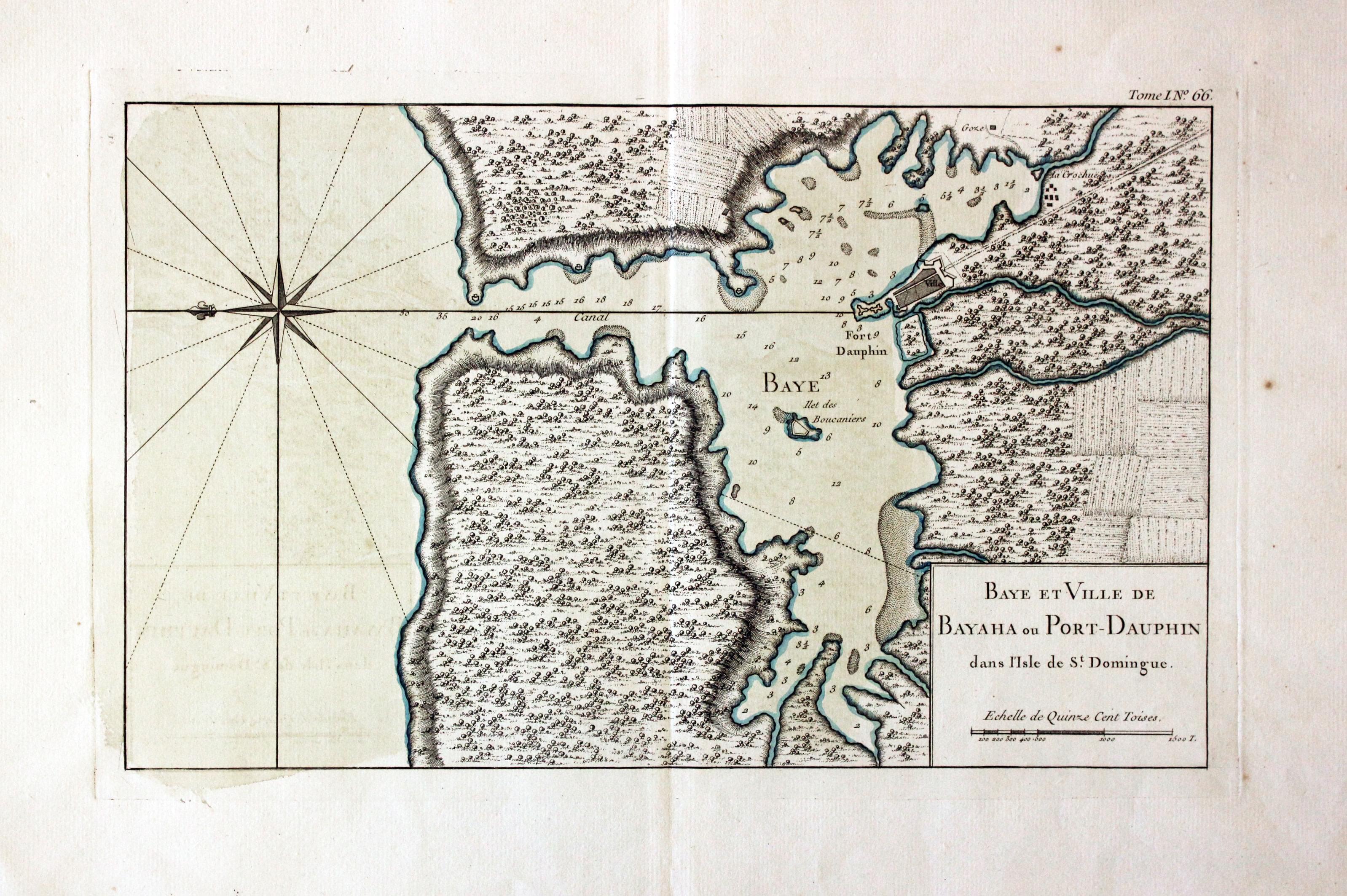 Bayaha, Hispaniola, J. N. Bellin, 1764