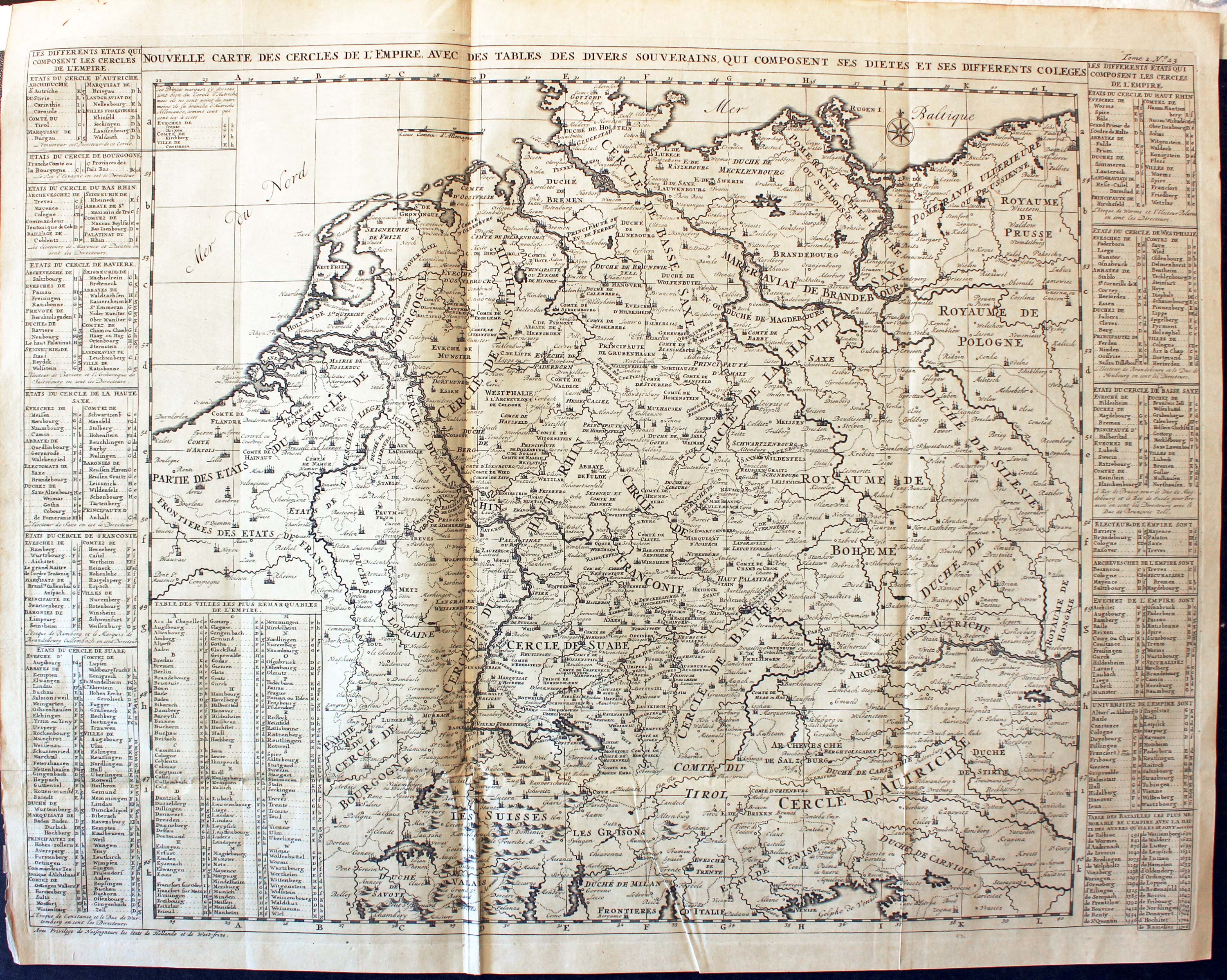 Germany and Netherlands Henri Chatelain 1708  Germany and Netherlands Henri Chatelain 1708