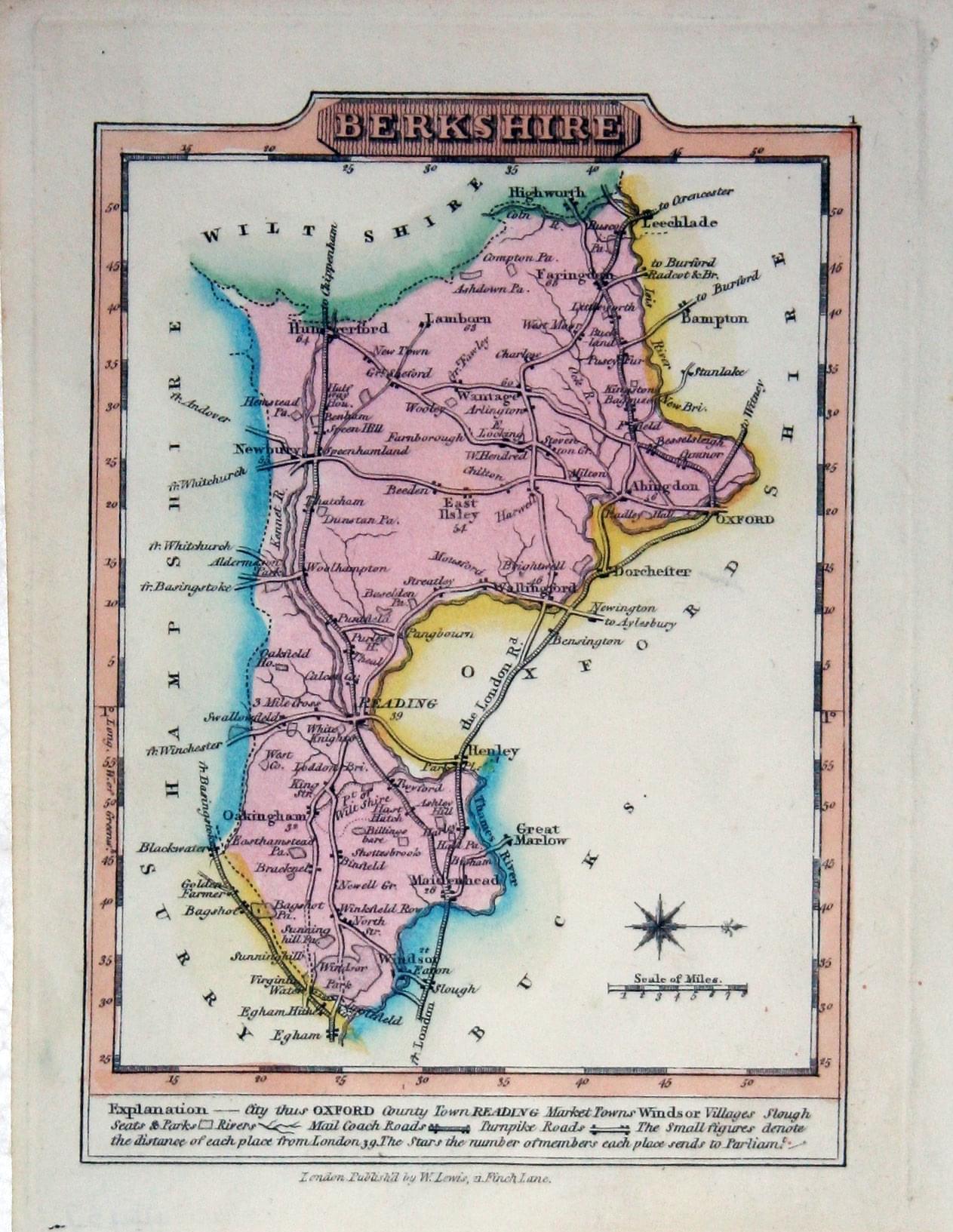 Berkshire, J. Wallis / W. Lewis, 1819