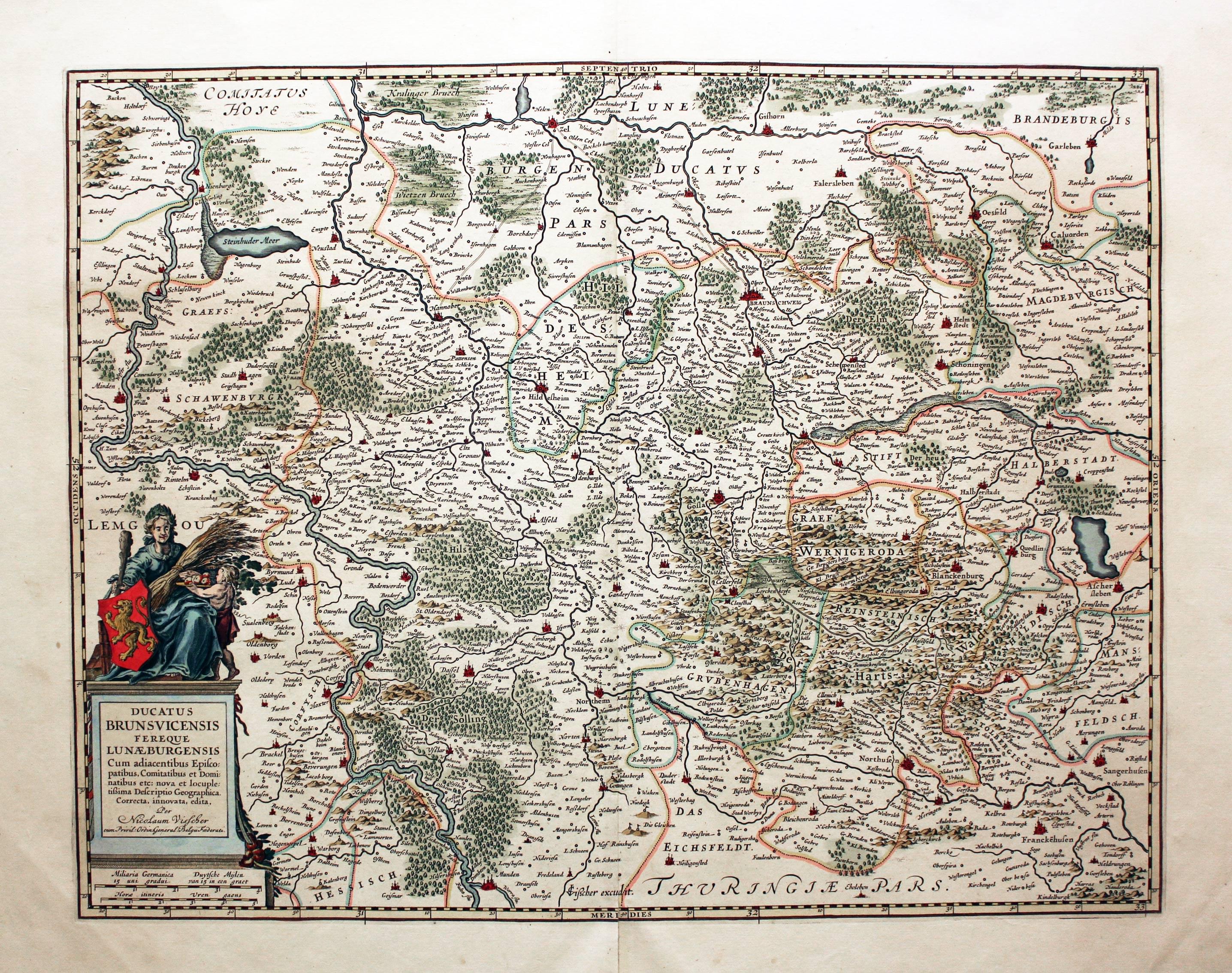 Brunswick and Luneburg, Nicolaes Visscher, c.1710