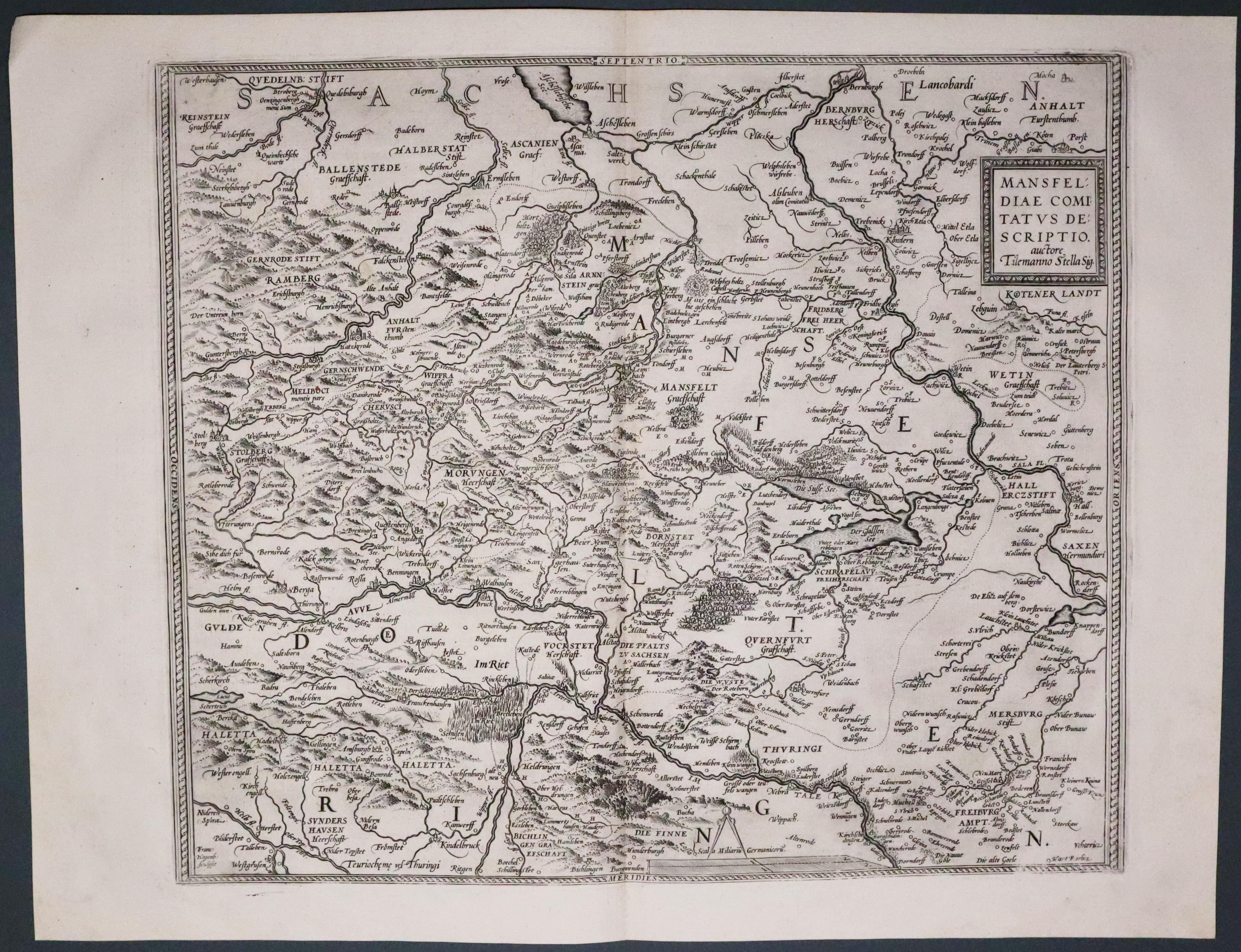 Mansfeld  by Abraham Ortelis 1595  Mansfeld  by Abraham Ortelis 1595