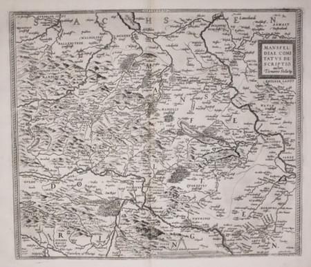 Mansfeld  by Abraham Ortelis 1595