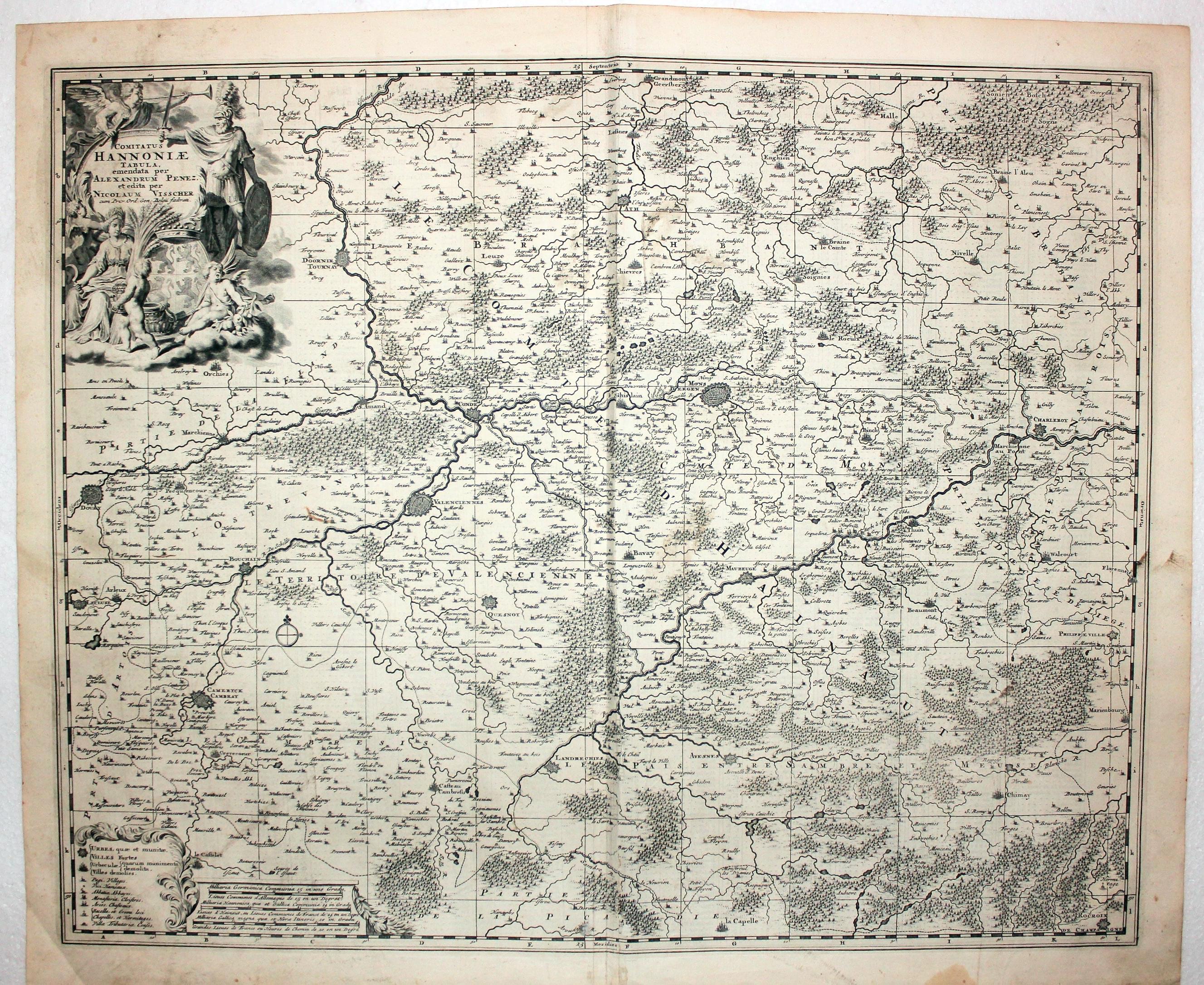 15508 Hainaut, Nicolaes Visscher, c.1700  15508 Hainaut, Nicolaes Visscher, c.1700