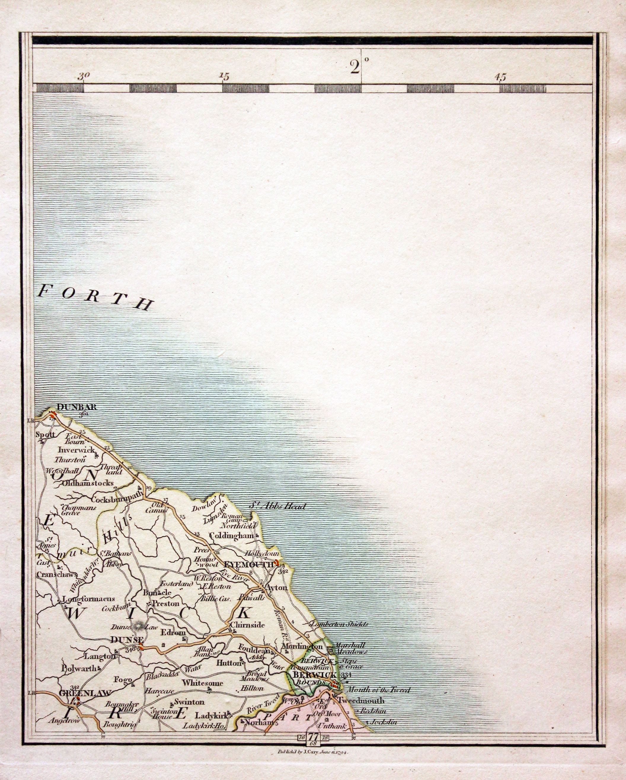 Dunbar, Eyemouth, Berwick, Greenlaw 