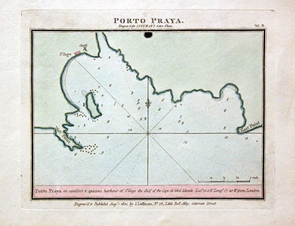 Praia, Santiago, Cape Verde, John Luffman, 1804  Praia, Santiago, Cape Verde, John Luffman, 1804