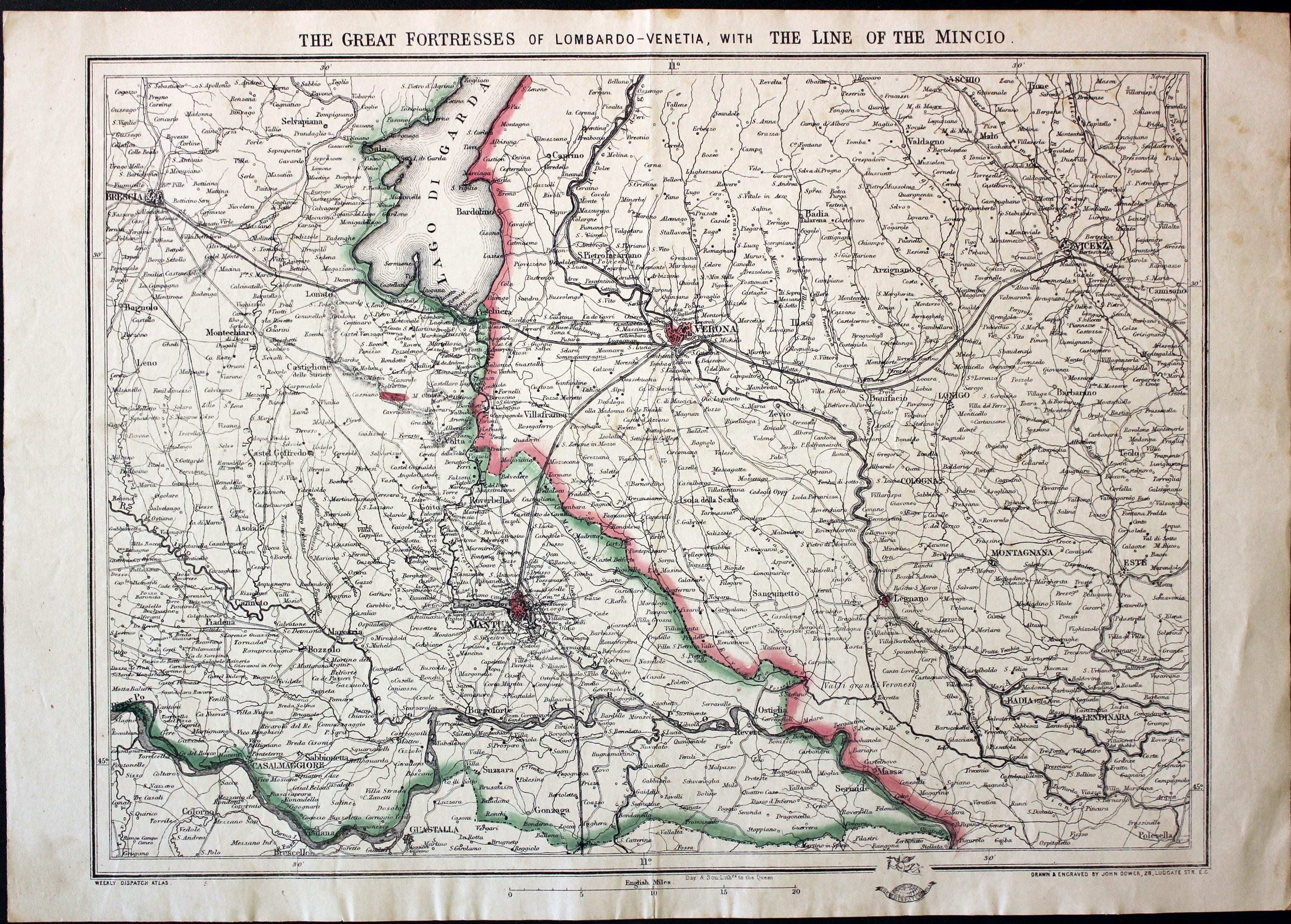 Part of Northern Italy, John Dower, 1858  Part of Northern Italy, John Dower, 1858
