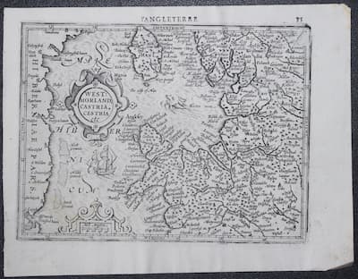 North West England, Gerard Mercator c.1632