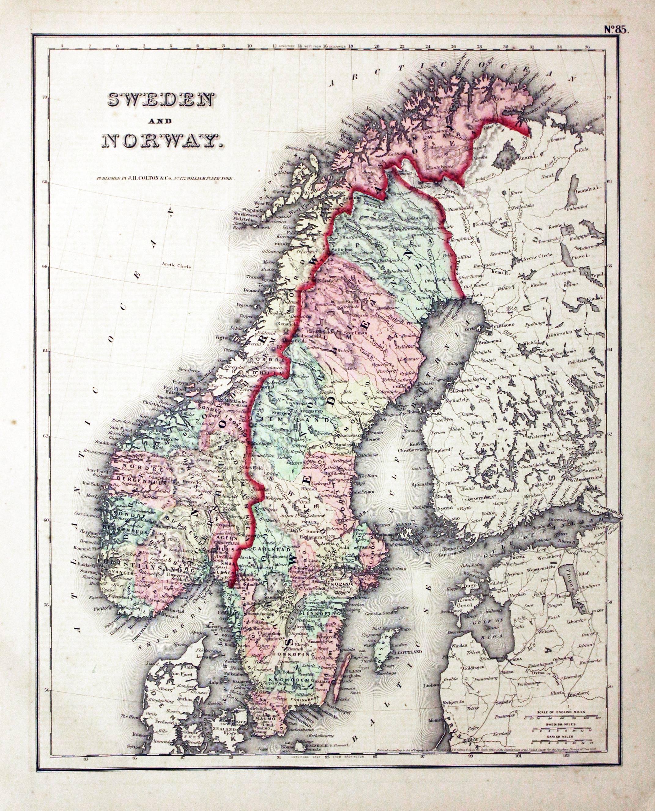 Sweden and Norway, George Hutchins Colton, 1864.