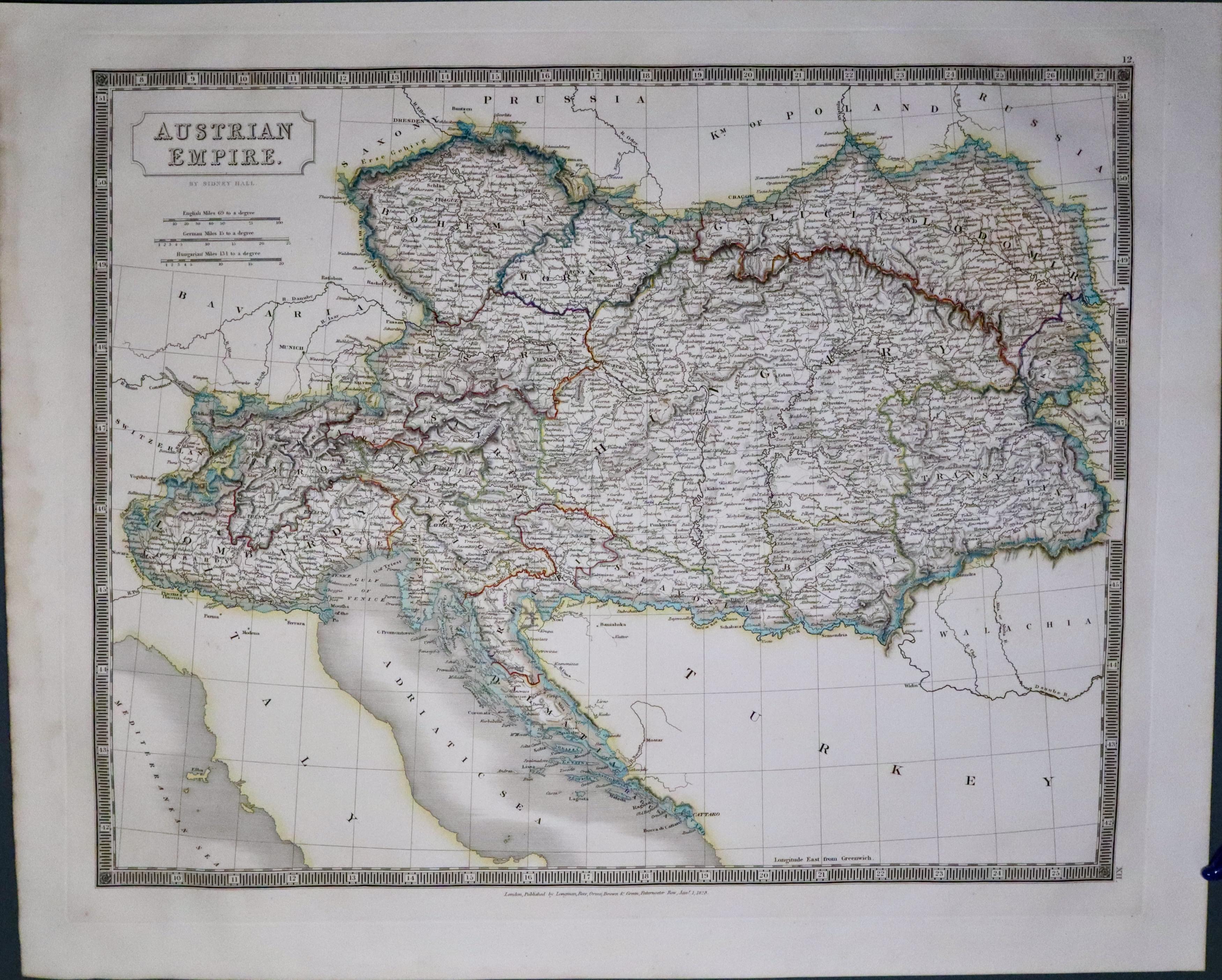 The Austrian Empire, Sidney Hall, 1830