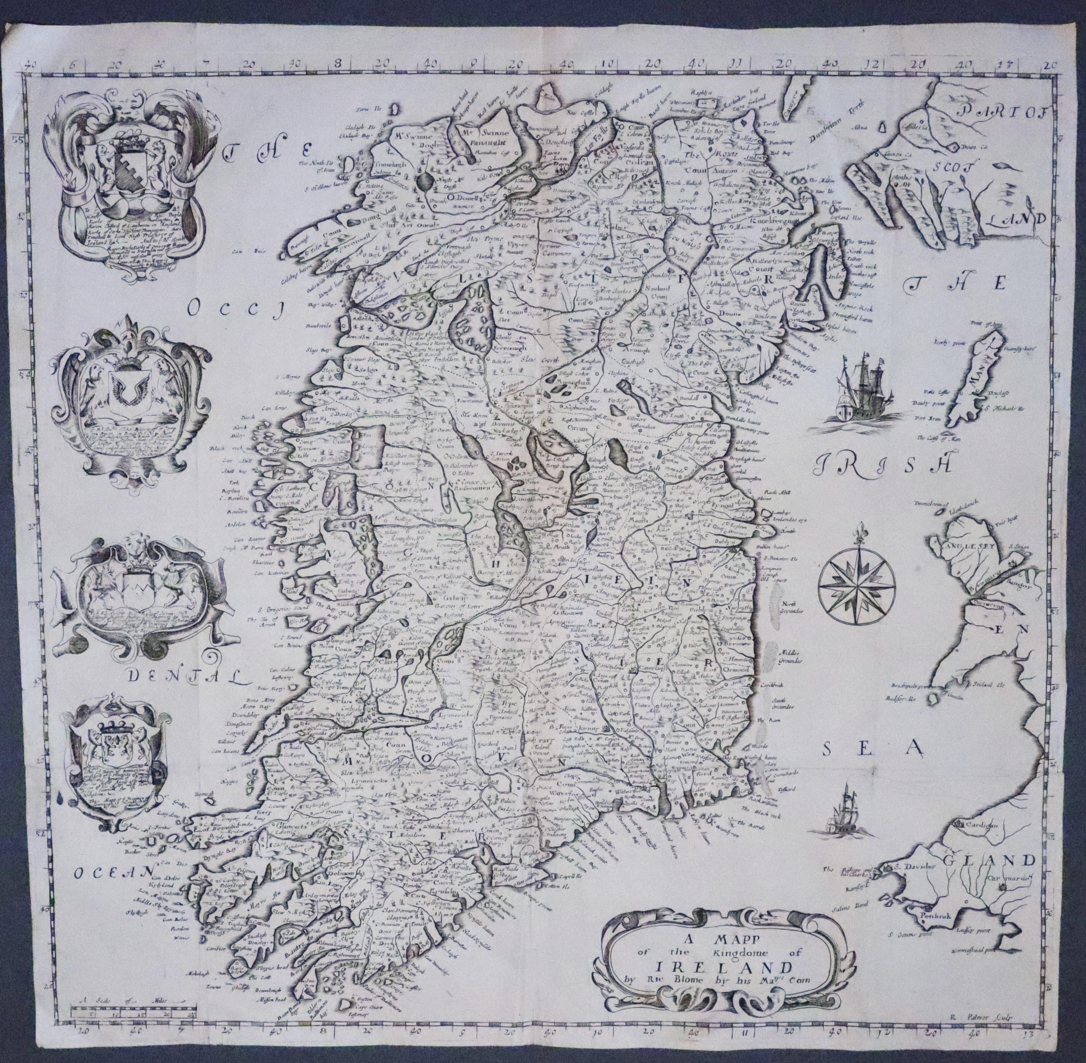Ireland by Richard Blome published in 1673