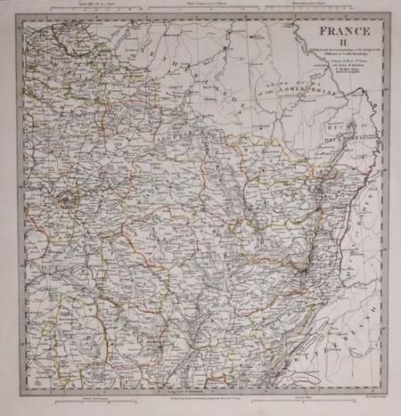 North East France, S.D.U.K. 1830