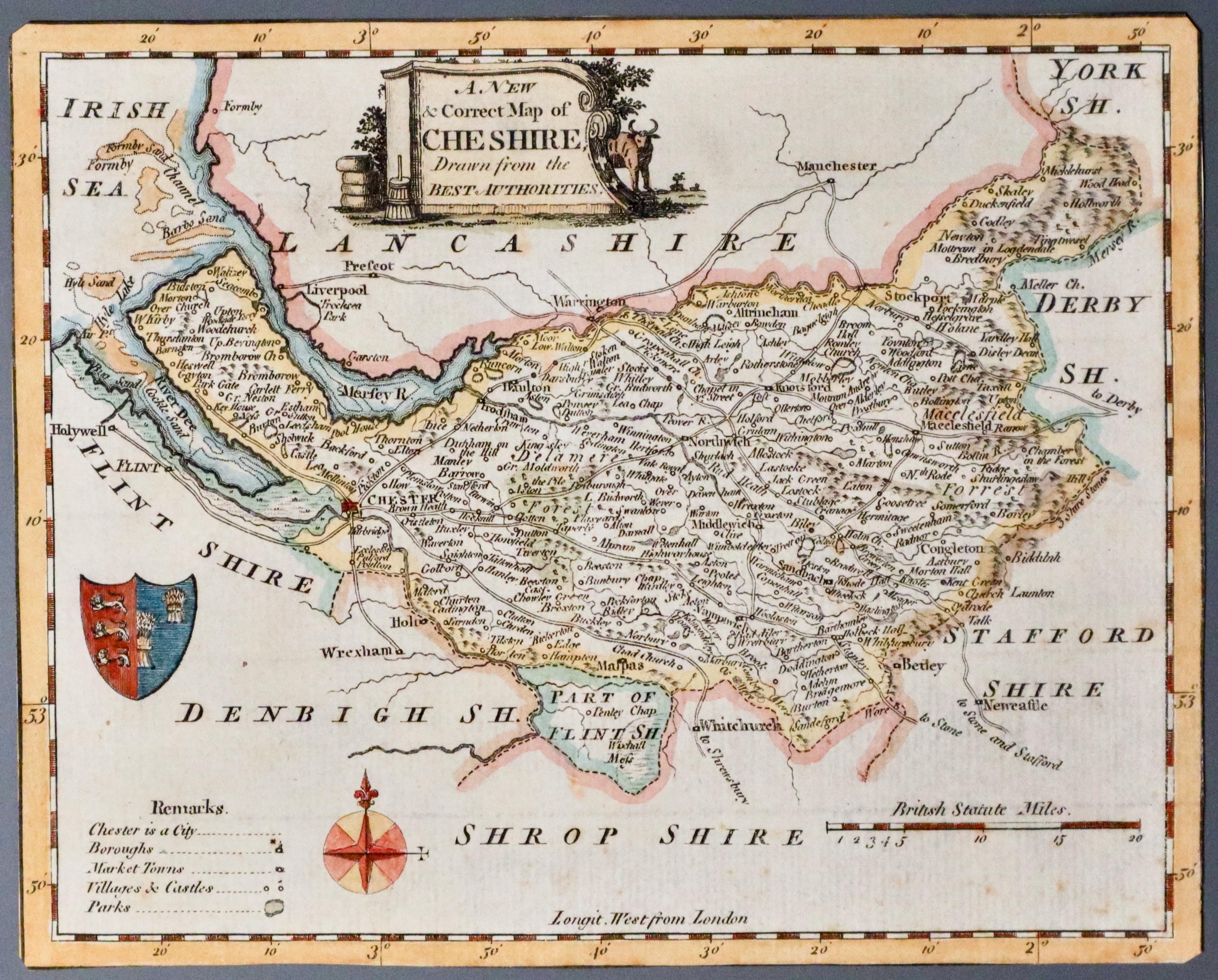 Cheshire, Thomas Walpoole 1784  Cheshire, Thomas Walpoole 1784