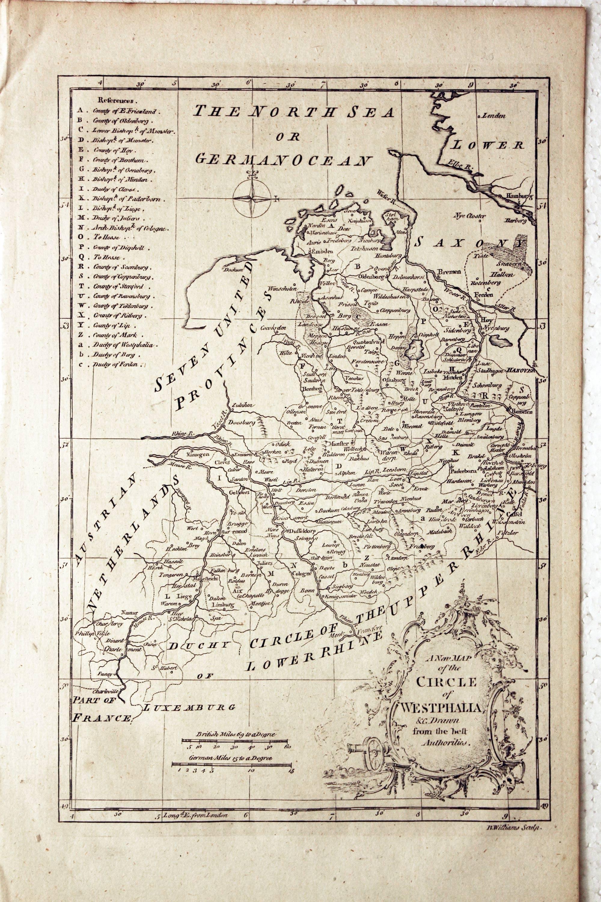 Westphalia, B. Williams, 1771  Westphalia, B. Williams, 1771