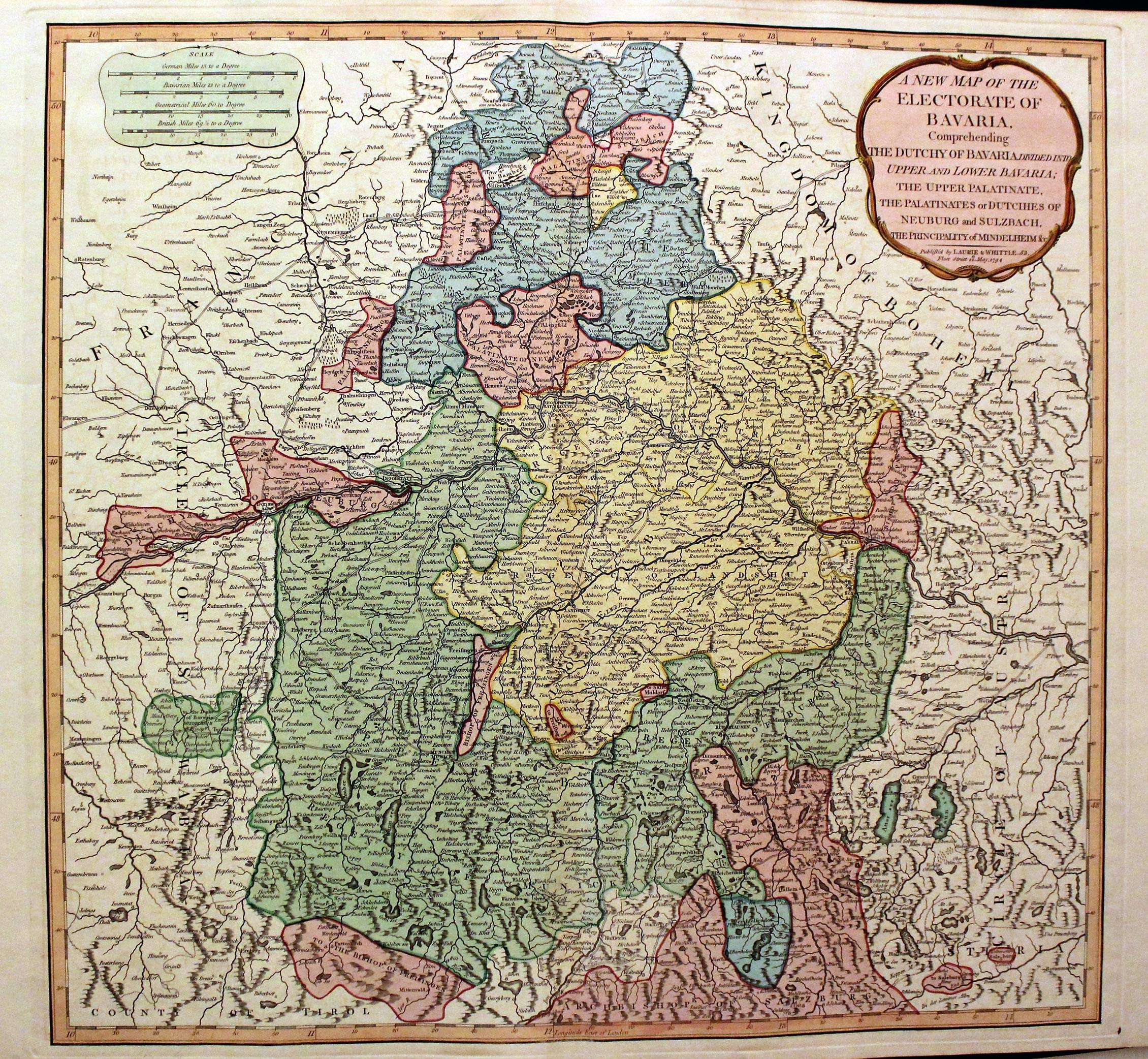 Bavaria, Laurie and Whittle, 1807  Bavaria, Laurie and Whittle, 1807