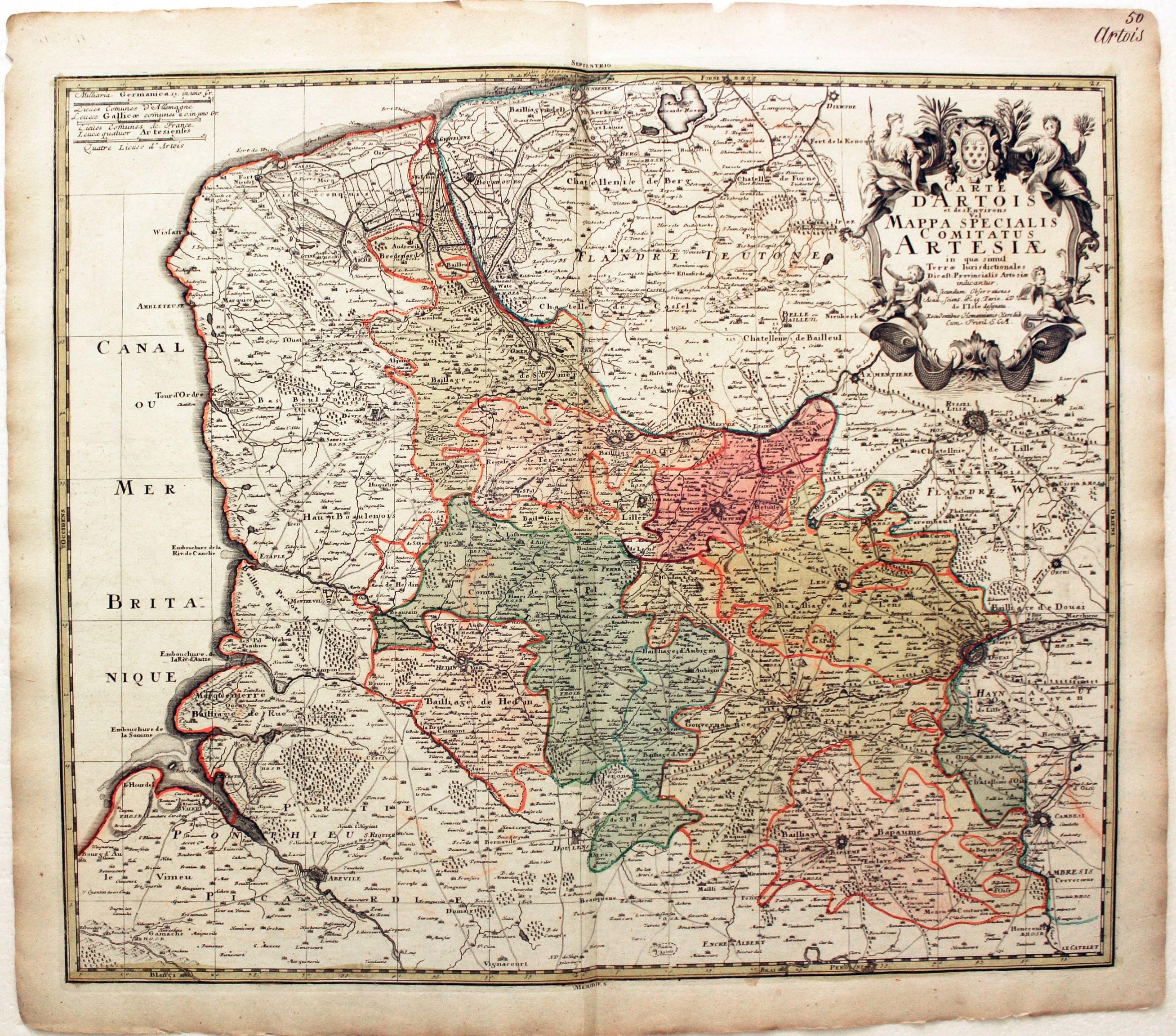 Artois, Johann Baptist Homann, c.1760