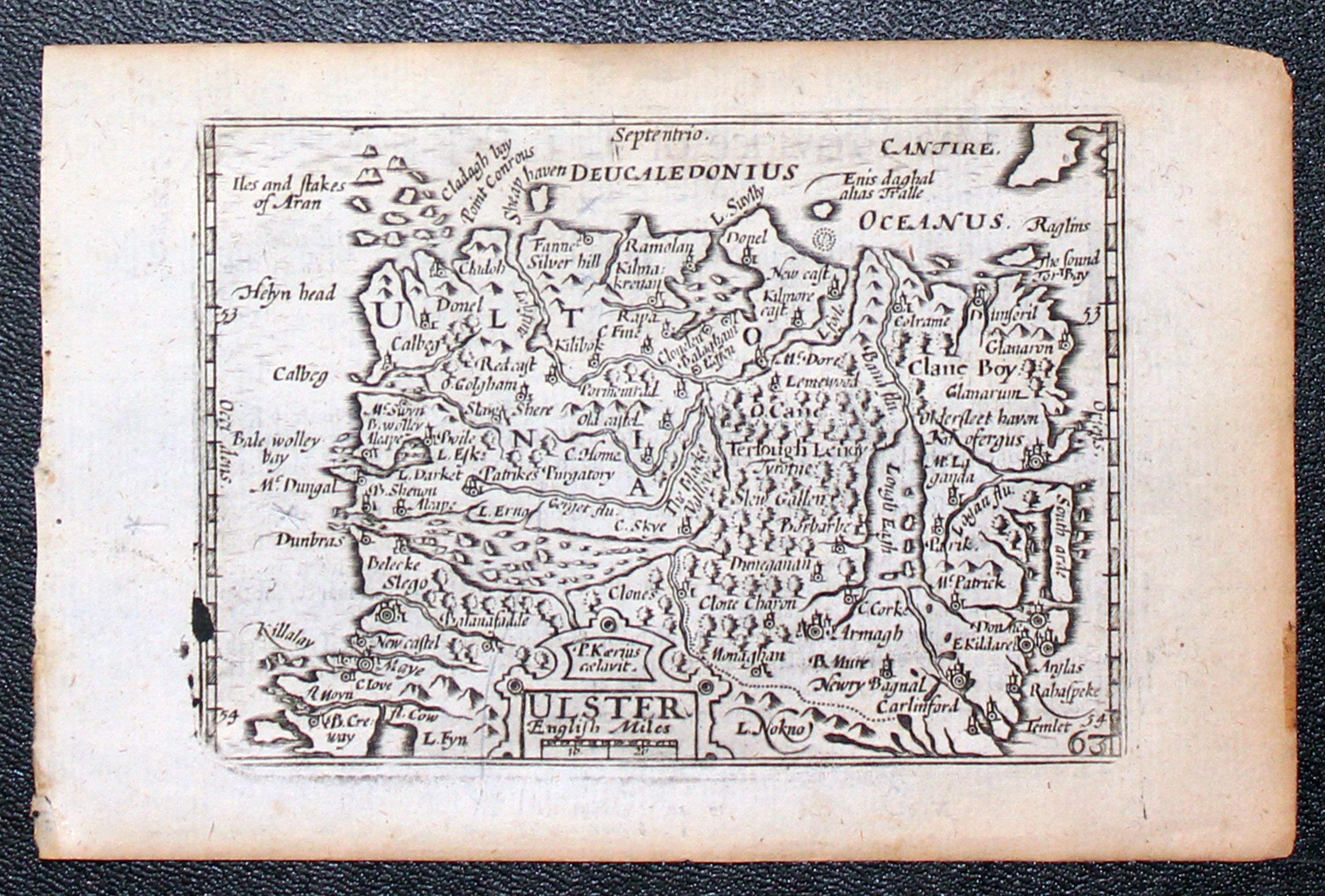 Ulster, Pieter van den Keere 1666  Ulster, Pieter van den Keere 1666