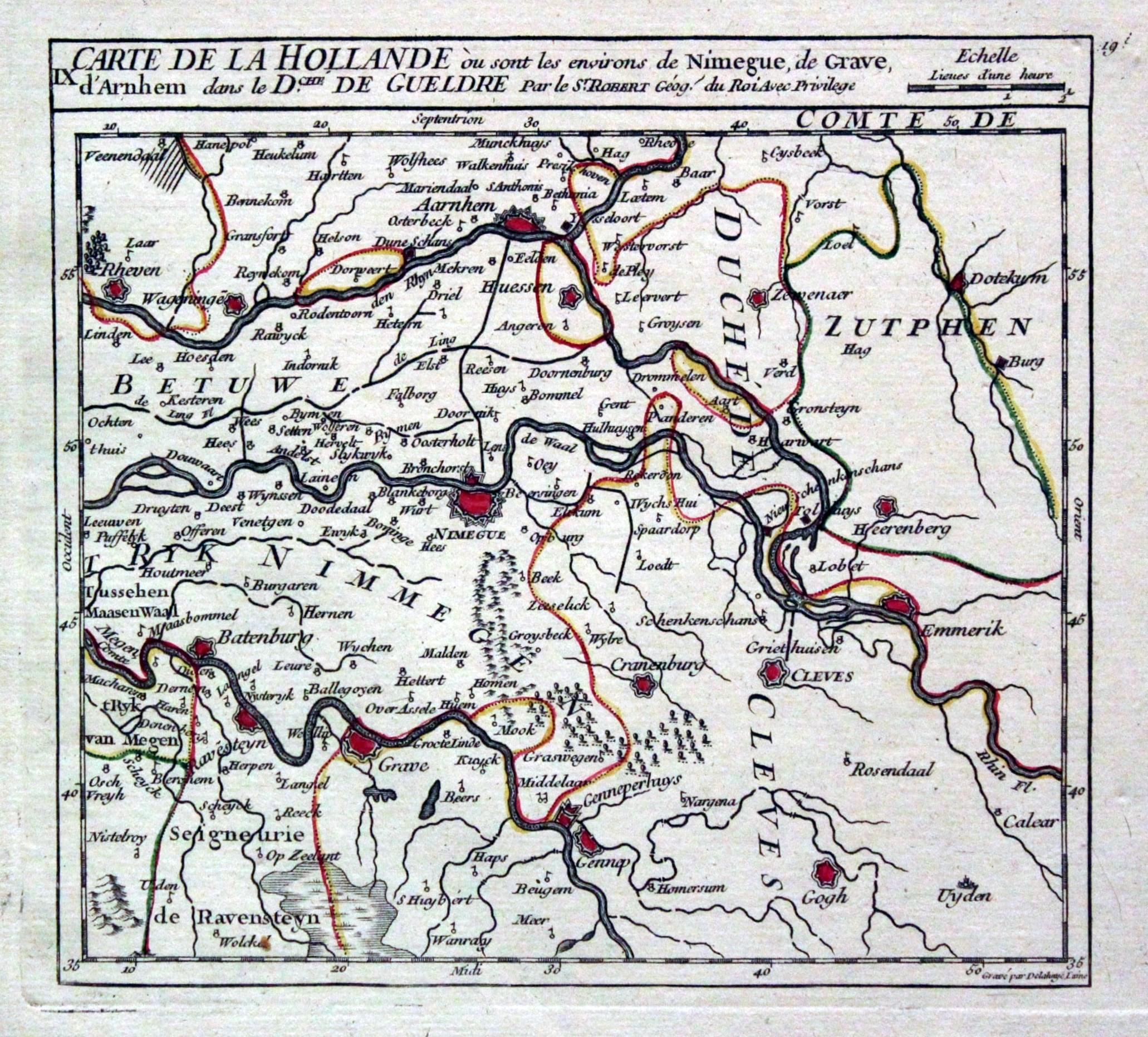 Part of Holland, G. Robert de Vaugondy, c.1768  Part of Holland, G. Robert de Vaugondy, c.1768