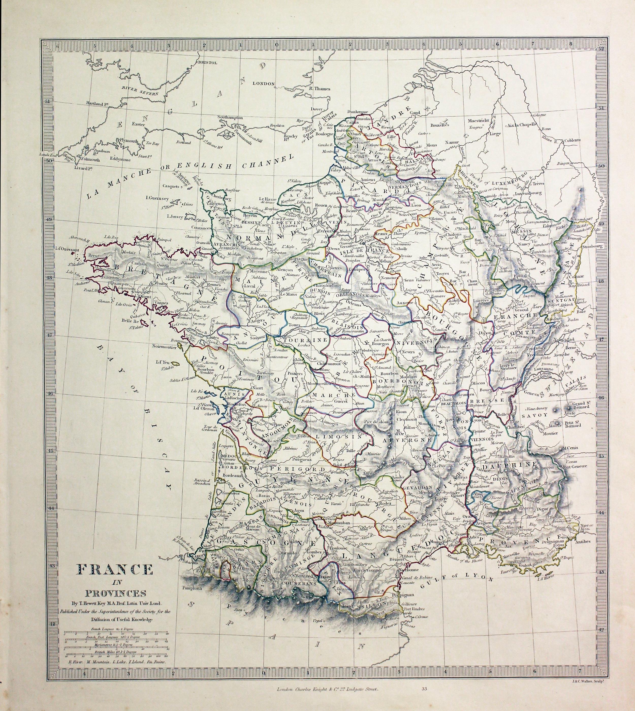 France in Provinces, c.1844