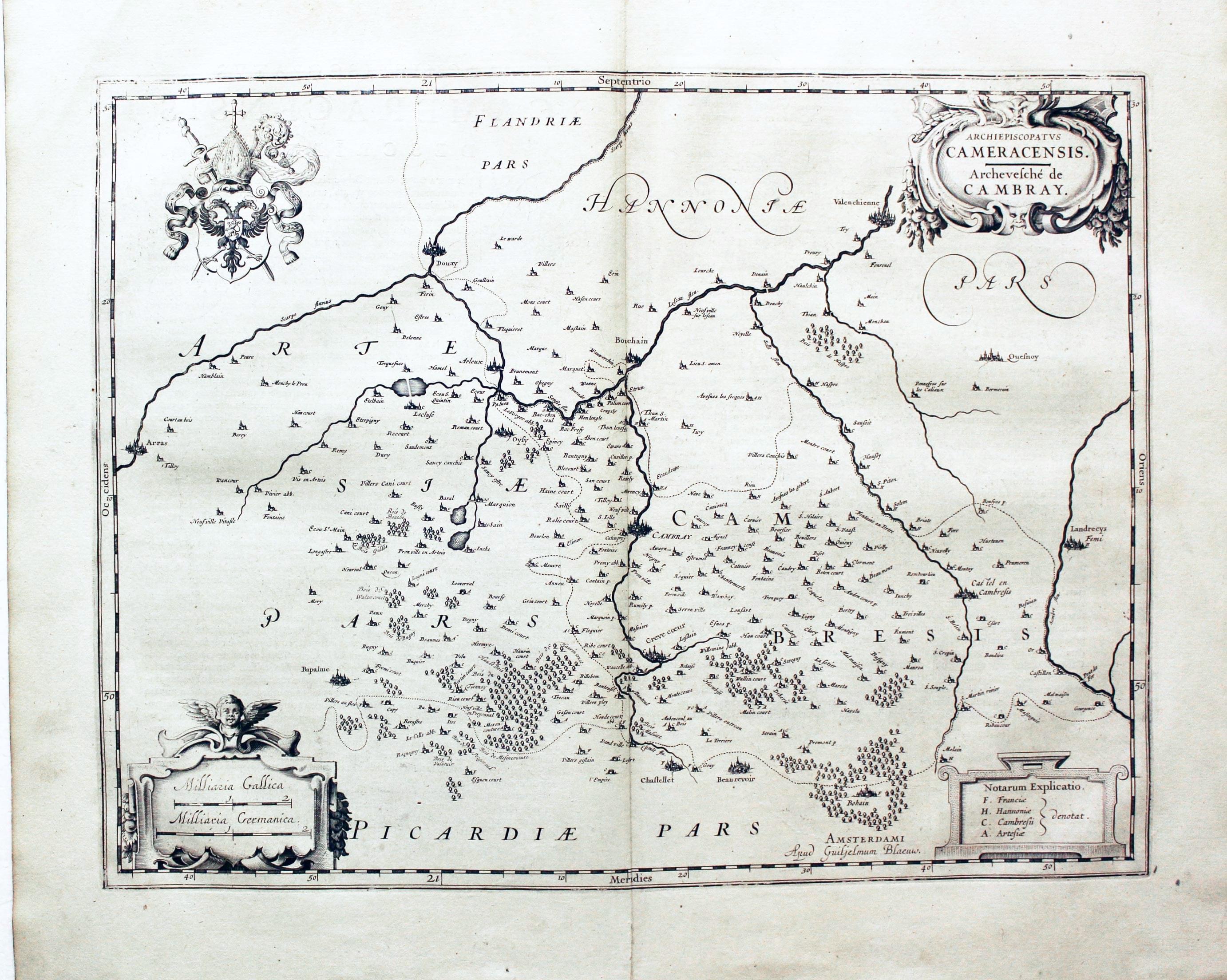 Cambrai, Willem J. Blaeu, 1631
