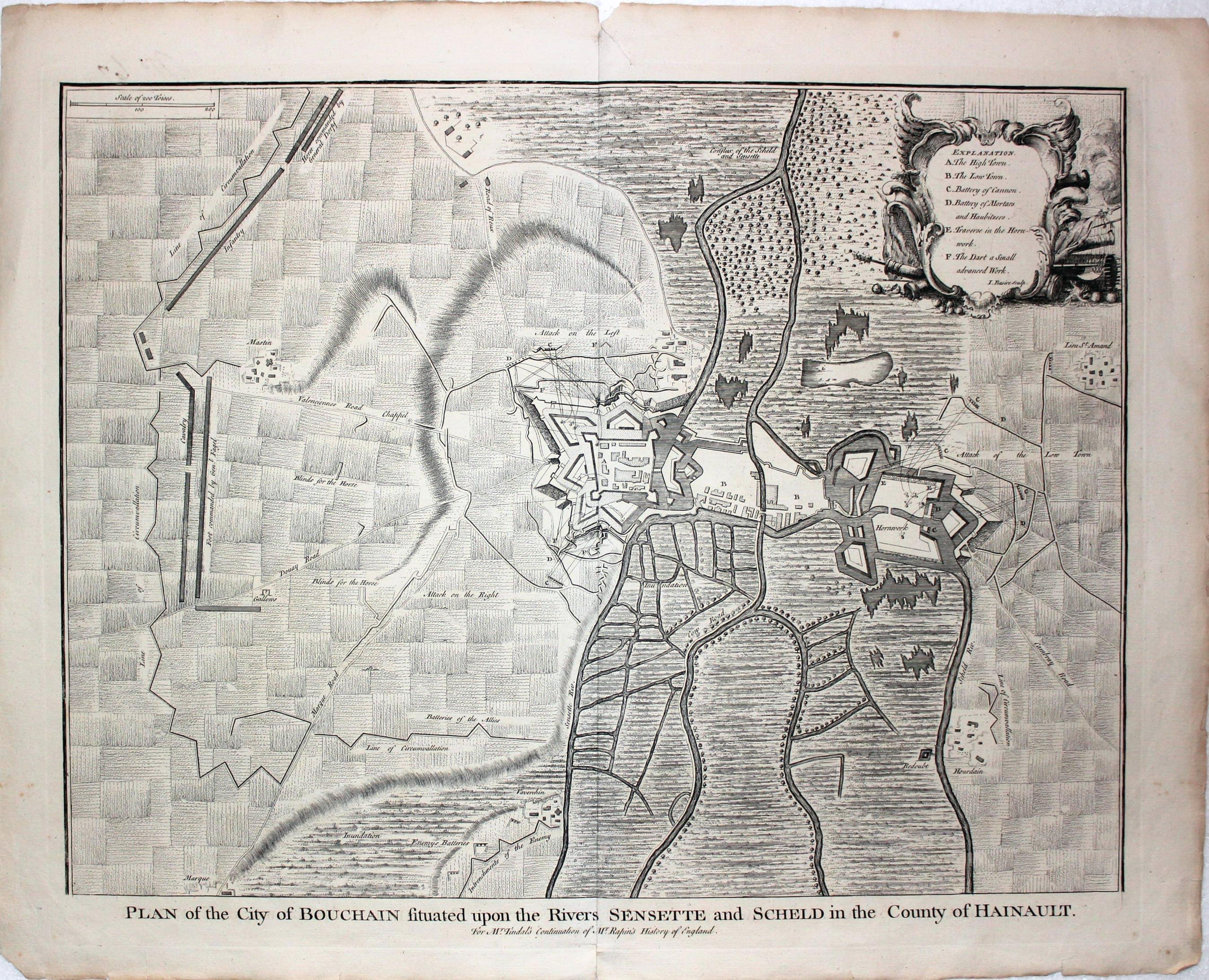 Bouchain, Paul de Rapin-Thoyras, c.1745  Bouchain, Paul de Rapin-Thoyras, c.1745