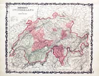 Switzerland, Johnson and Ward, 1864