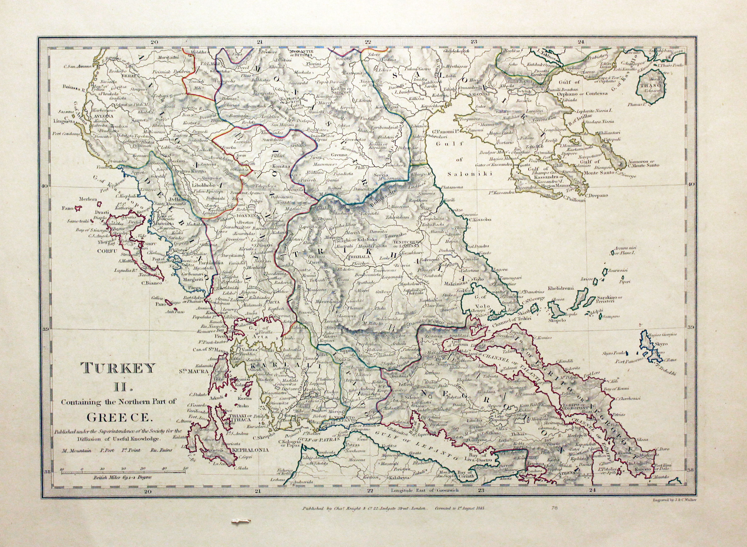 Turkey II Containing the Northern Part of Greece SDUK