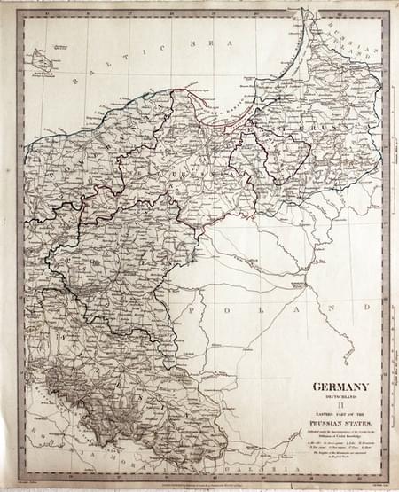 Germany II Eastern Part of the Prussian States SDUK 1832