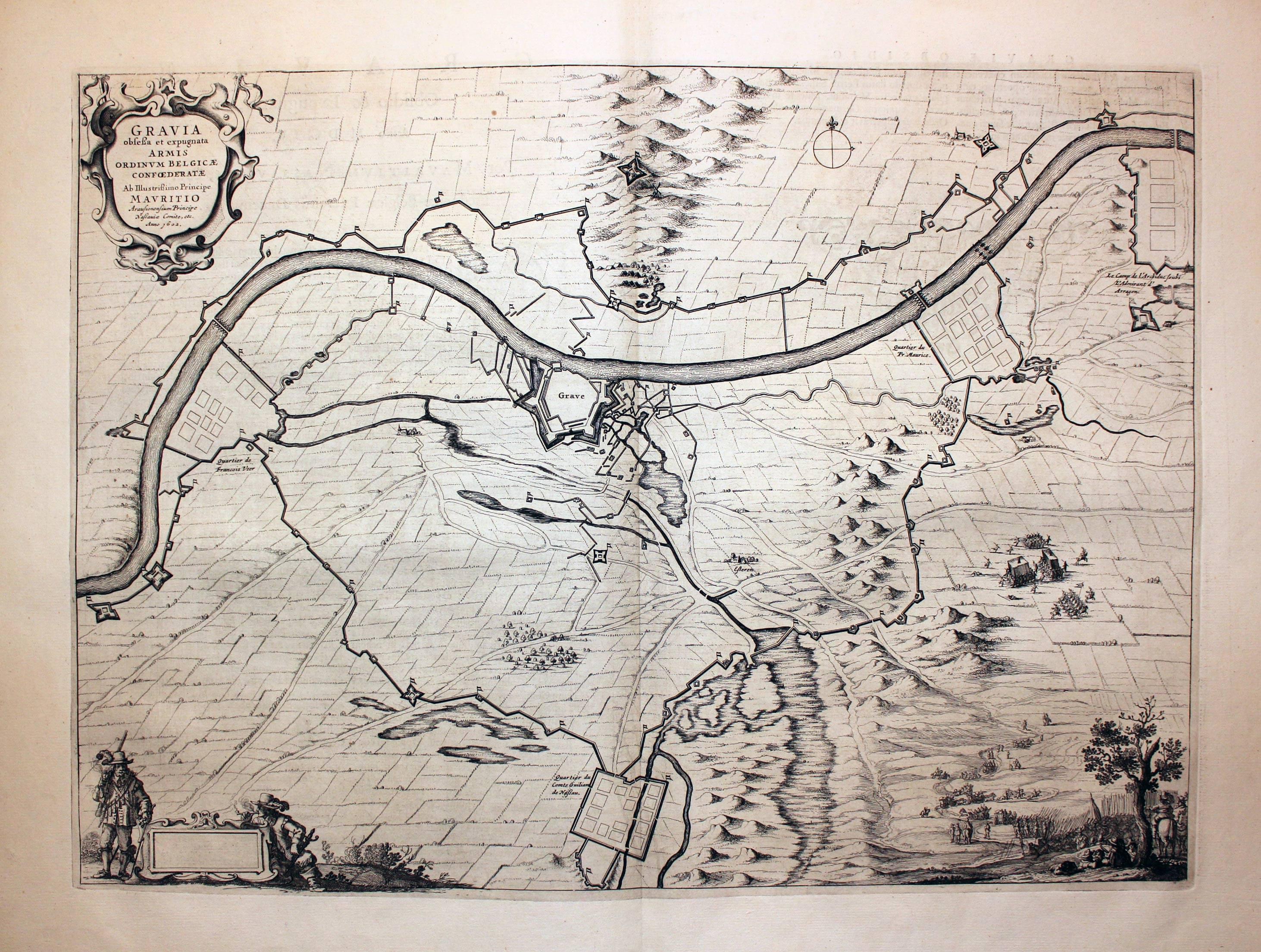 Map of Grave, Joan Blaeu, 1649  Map of Grave, Joan Blaeu, 1649